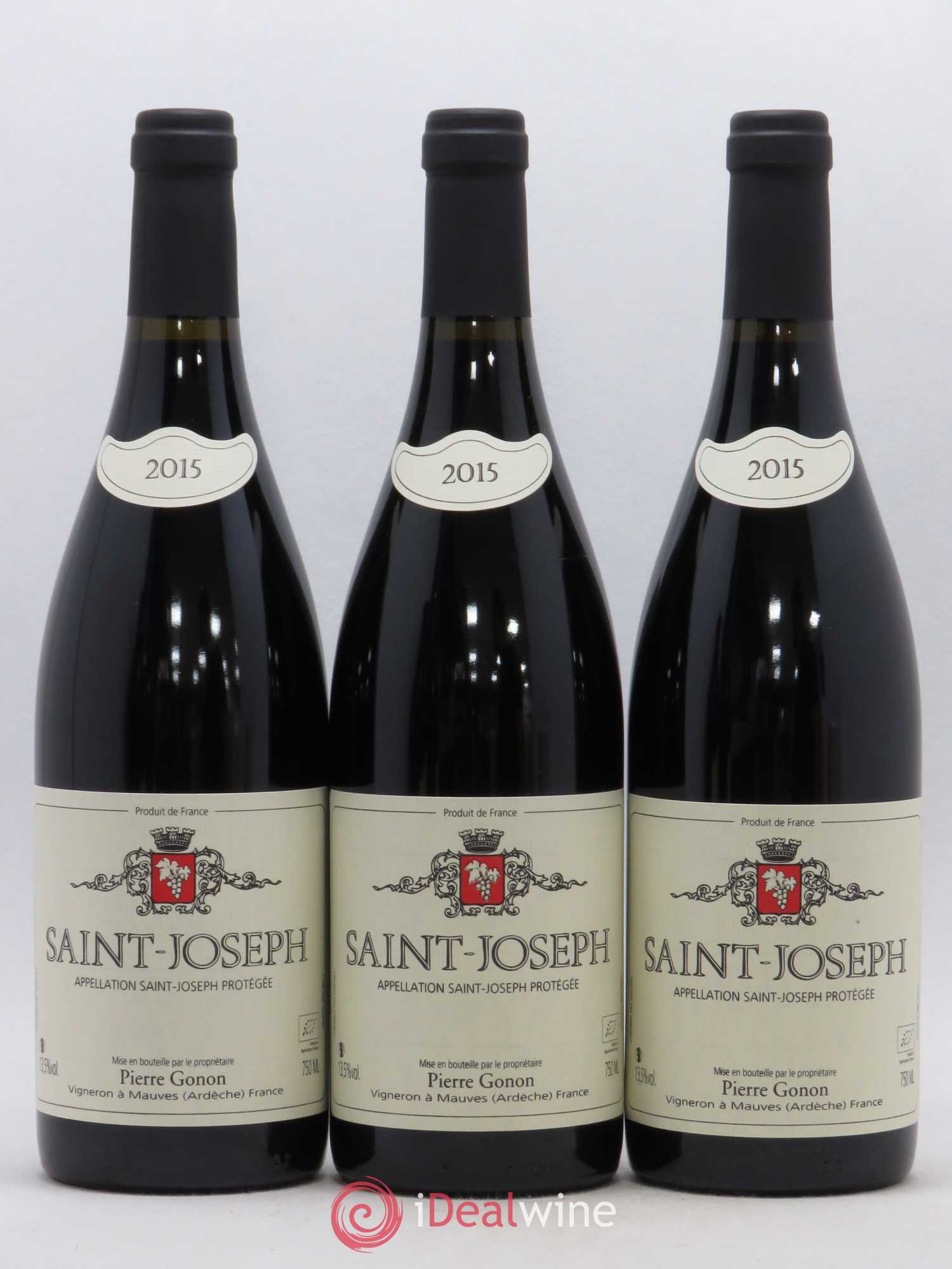 Saint-Joseph Gonon (Domaine) (sans prix de réserve) 2015 - Lot de 3 bouteilles - 0