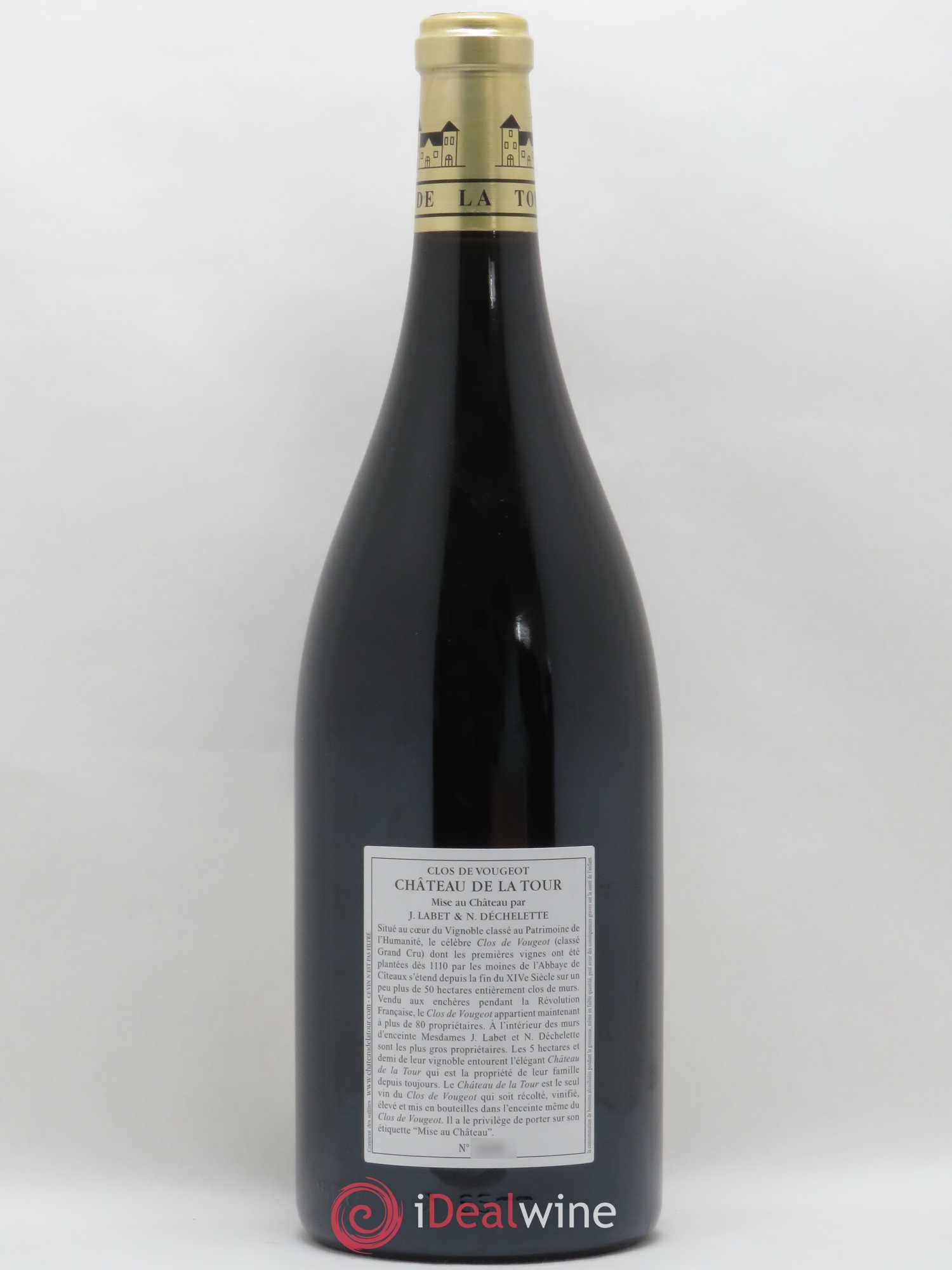 Clos de Vougeot Grand Cru Vieilles Vignes Château de La Tour 2018 - Lot de 1 magnum - 1