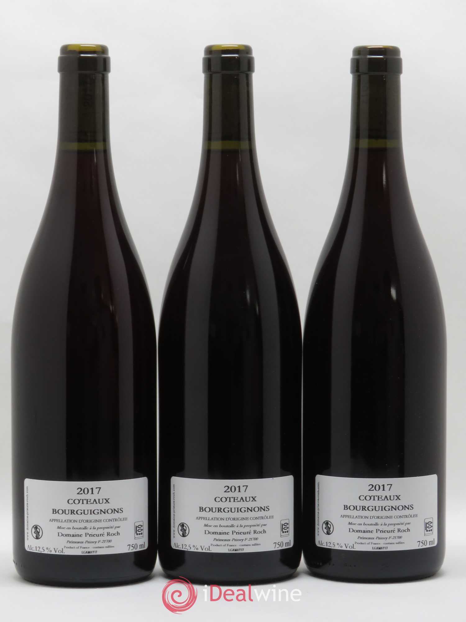 Coteaux Bourguignons Prieuré Roch 2017 - Lot de 3 bouteilles - 1