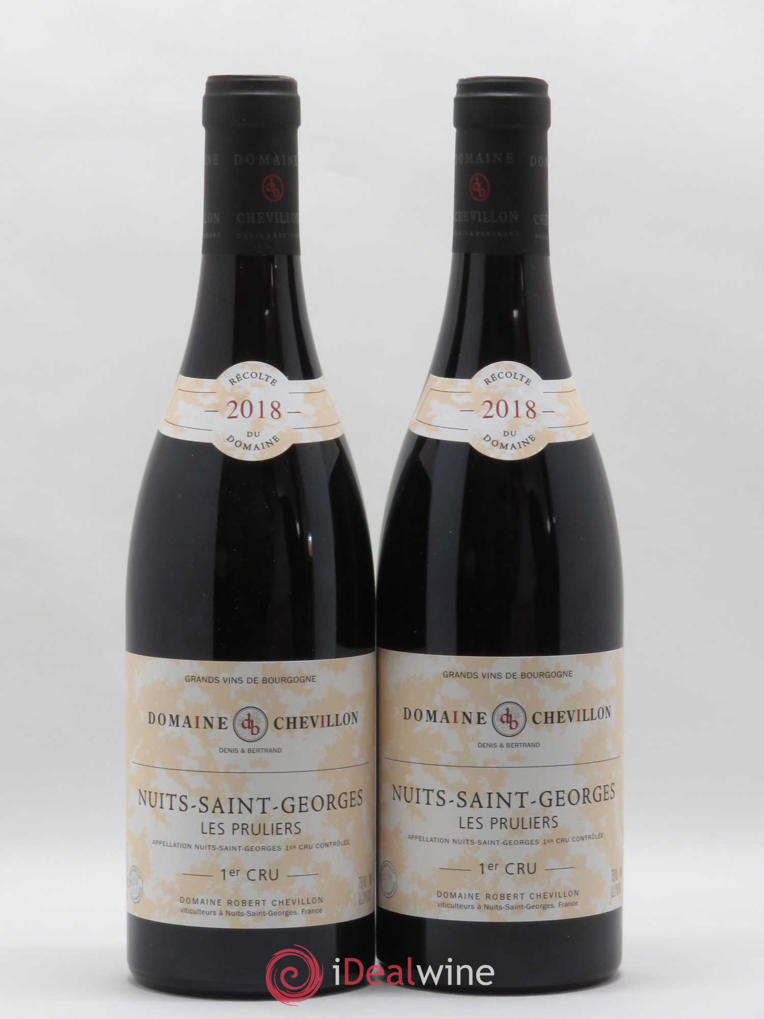 Nuits-Saint-Georges 1er Cru Les Pruliers Robert Chevillon 2018 - Lot de 2 bouteilles - 0