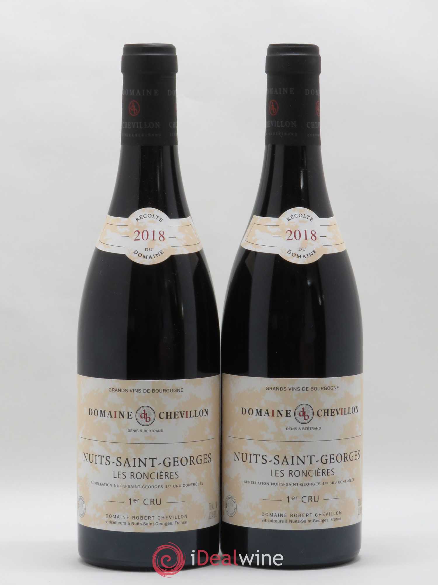 Nuits-Saint-Georges 1er Cru Les Roncières Robert Chevillon 2018 - Lot de 2 bouteilles - 0