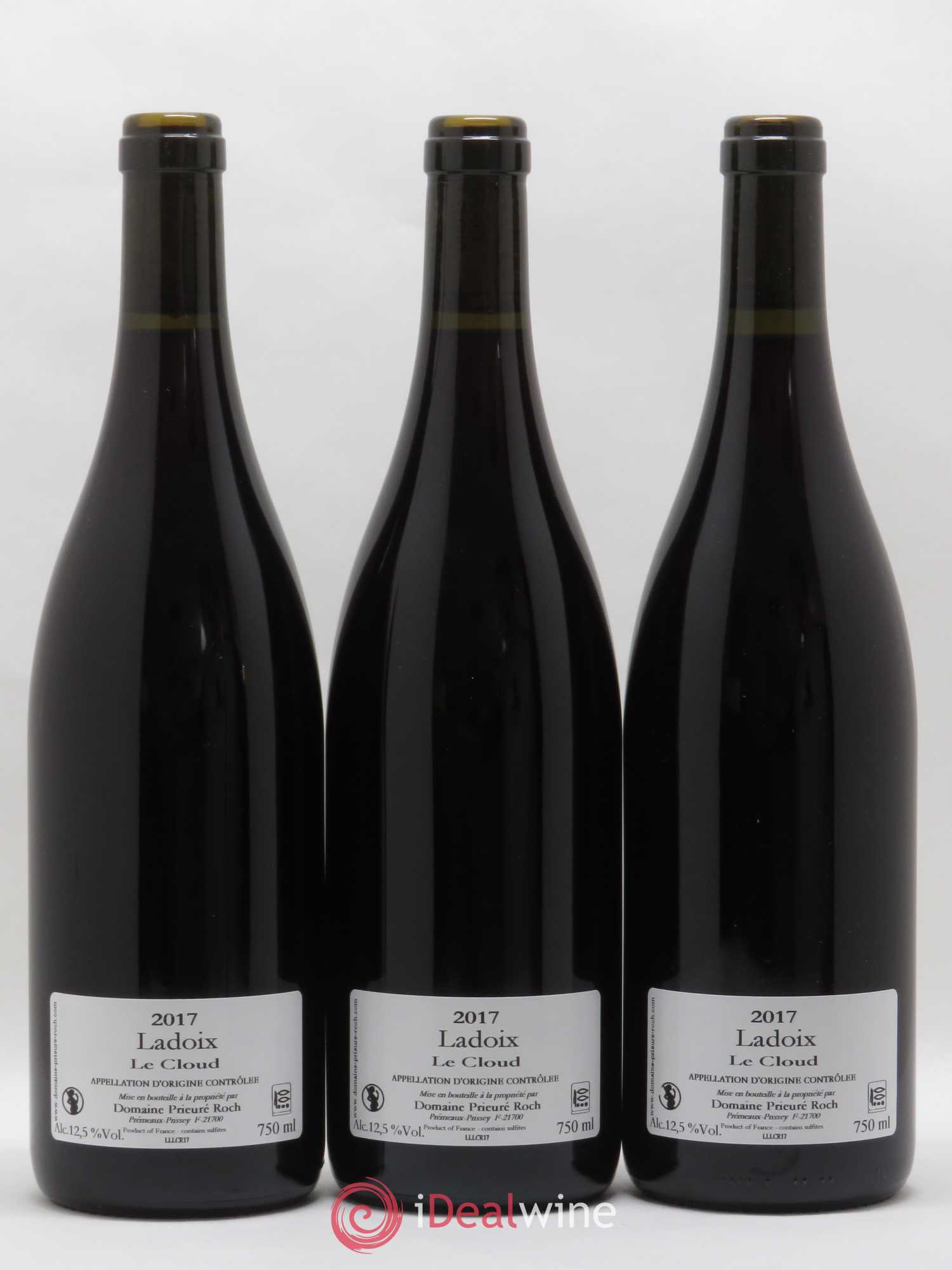Ladoix Le Cloud Prieuré Roch 2017 - Lot de 3 bouteilles - 1