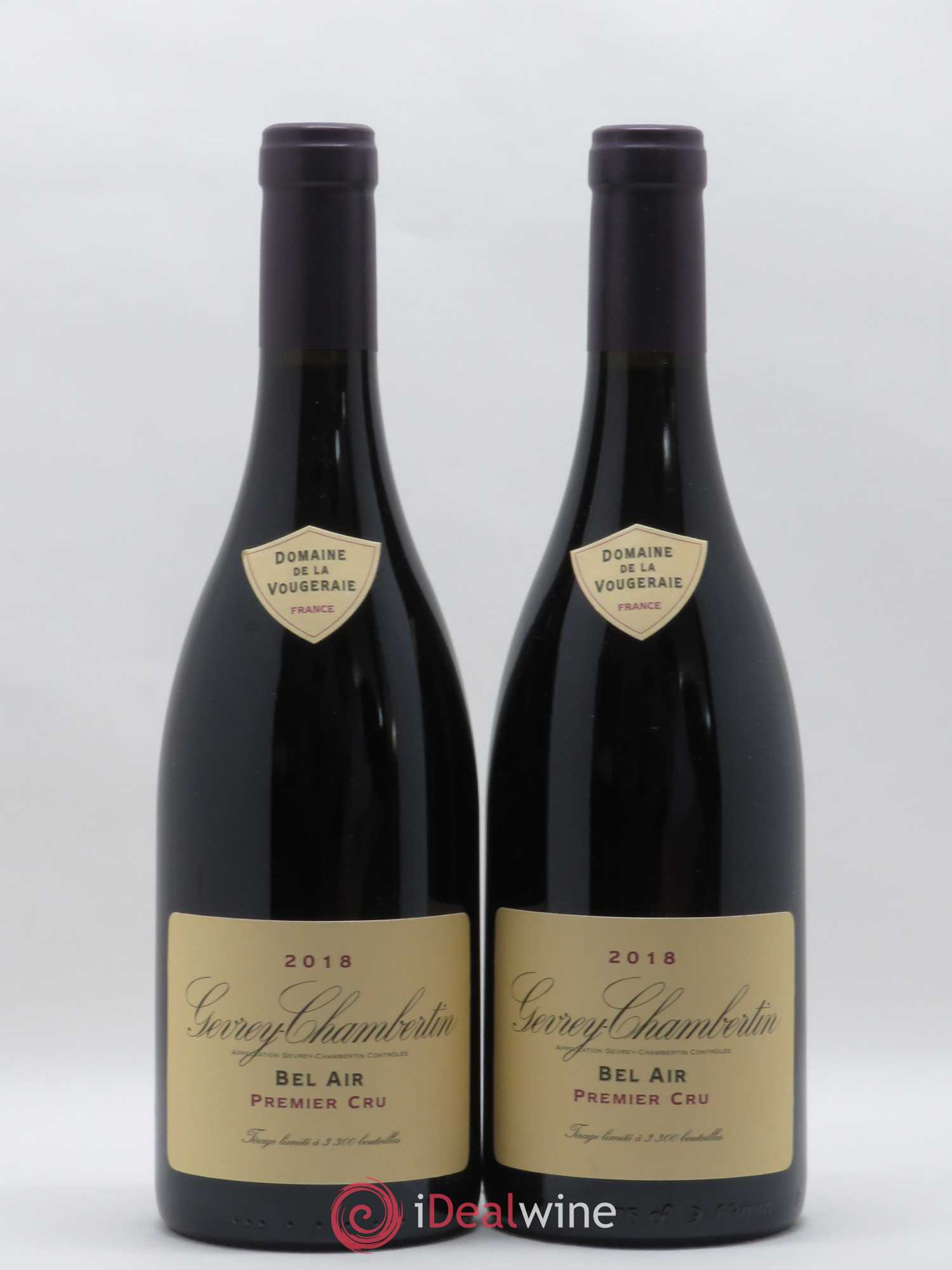 Gevrey-Chambertin 1er Cru Bel Air La Vougeraie 2018 - Posten von 2 Flaschen - 0