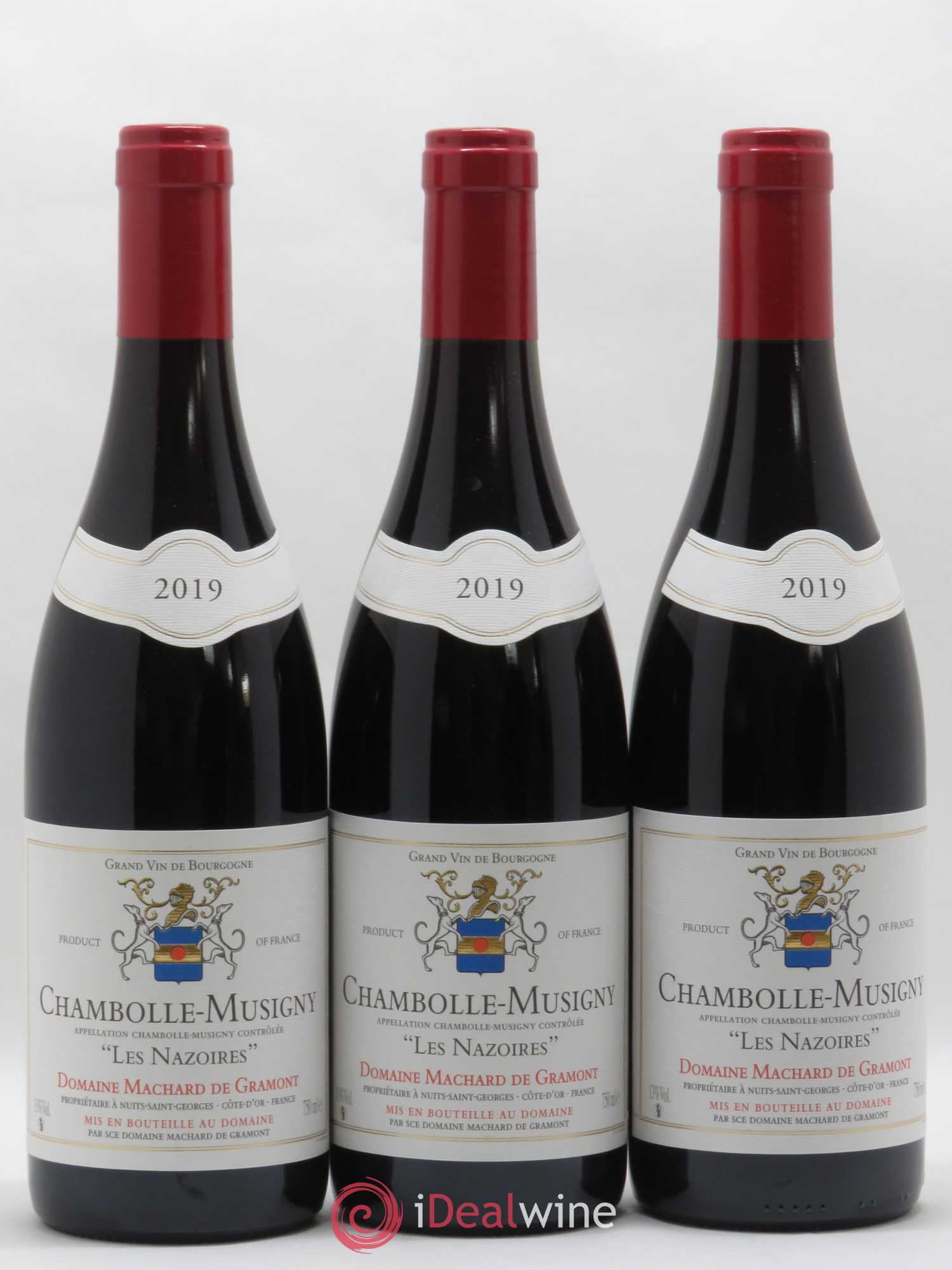Chambolle-Musigny Les Nazoires Machard de Granont 2019 - Posten von 3 Flaschen - 0