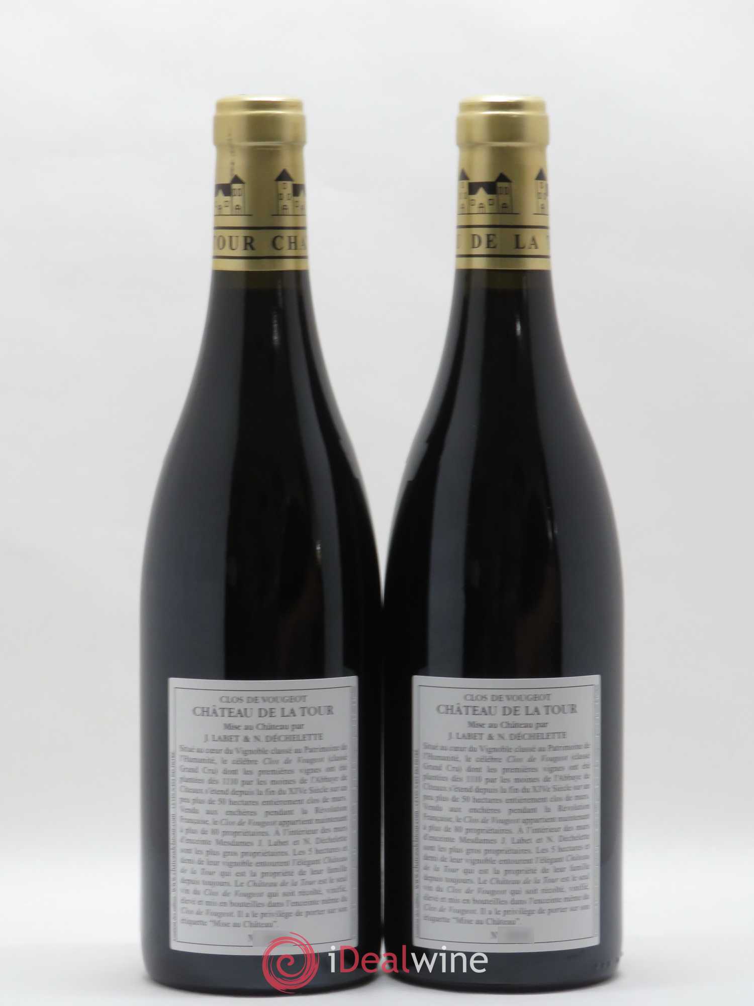 Clos de Vougeot Grand Cru Vieilles Vignes Château de La Tour 2018 - Lot de 2 bouteilles - 1