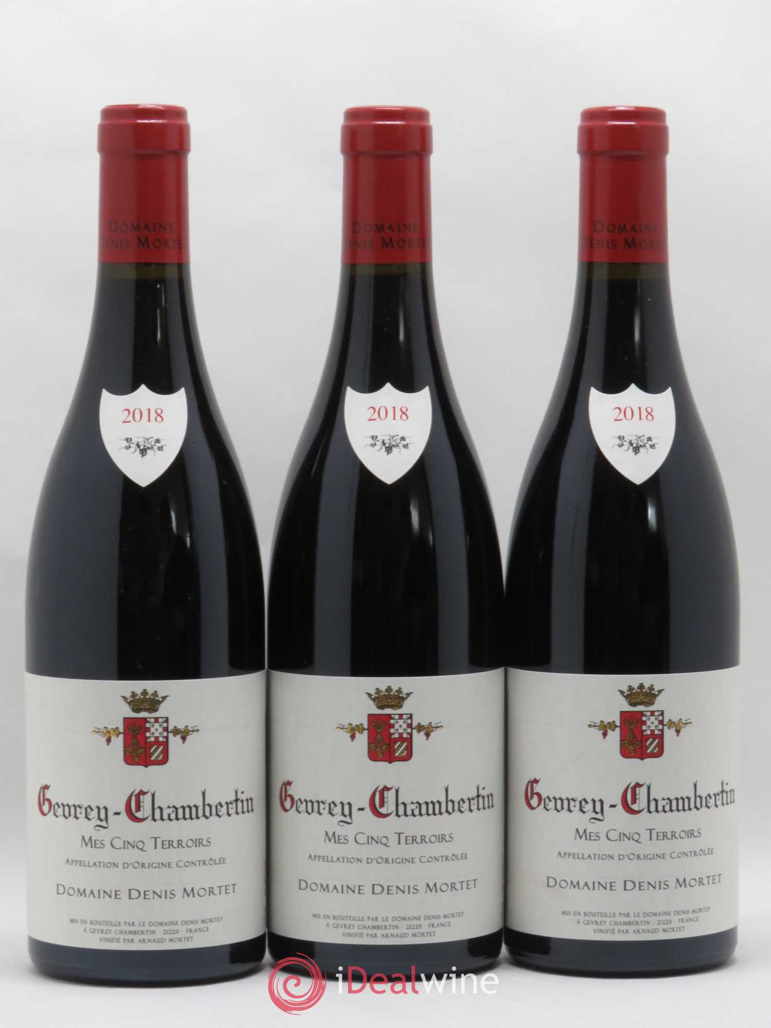 Gevrey-Chambertin Mes Cinq Terroirs Denis Mortet (Domaine) 2018 - Lot de 3 bouteilles - 0