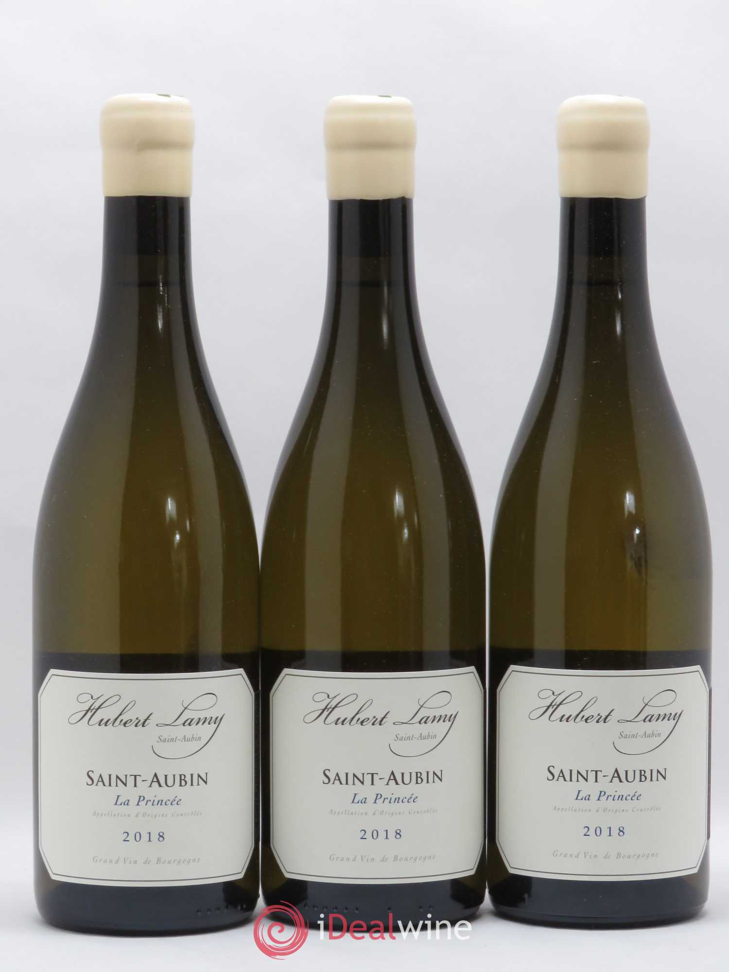 Saint-Aubin La Princée Hubert Lamy 2018 - Lot de 3 bouteilles - 0