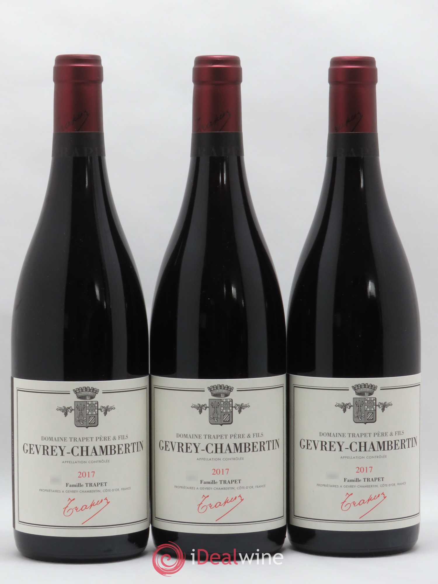 Gevrey-Chambertin Domaine Trapet 2017 - Lot de 3 bouteilles - 0
