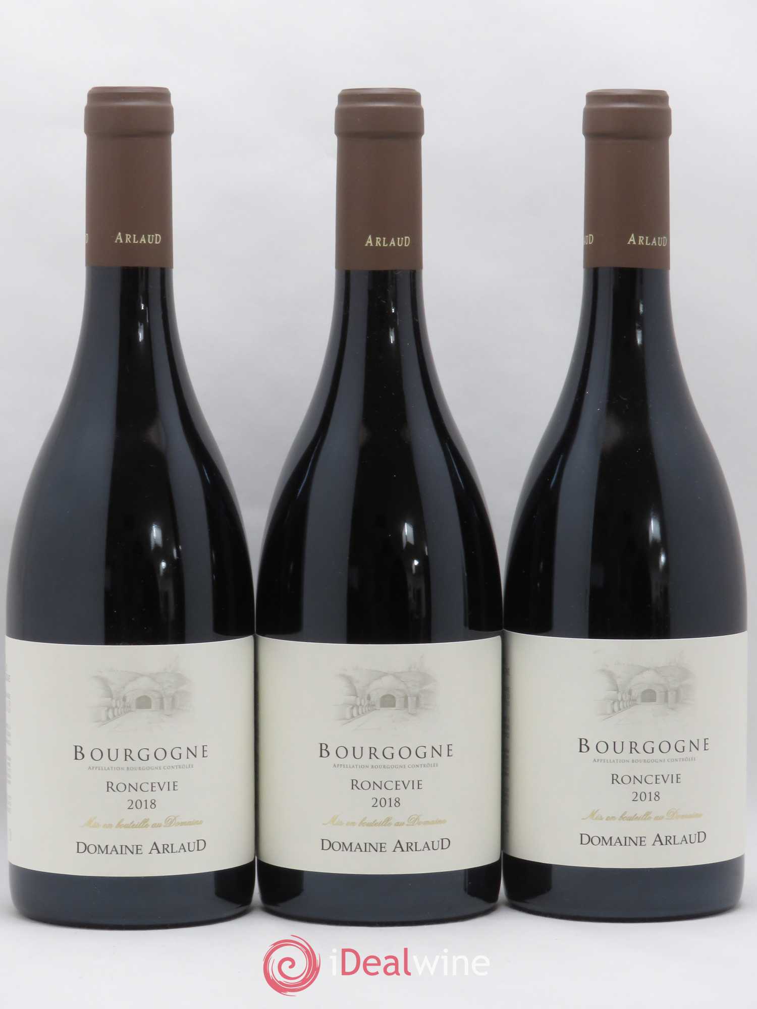 Bourgogne Roncevie Arlaud 2018 - Lot de 3 bouteilles - 0