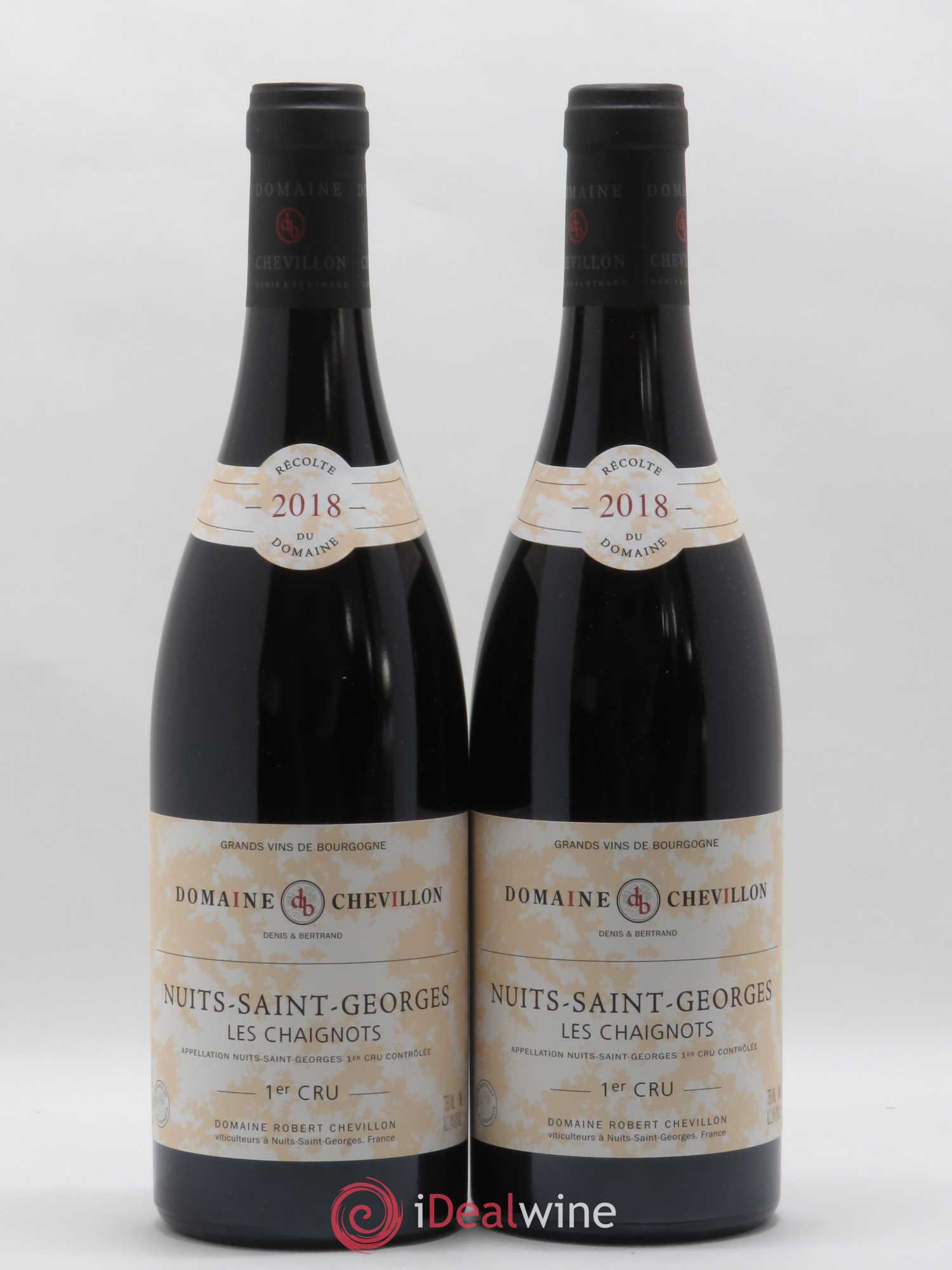 Nuits-Saint-Georges 1er Cru Les Chaignots Robert Chevillon 2018 - Lot de 2 bouteilles - 0