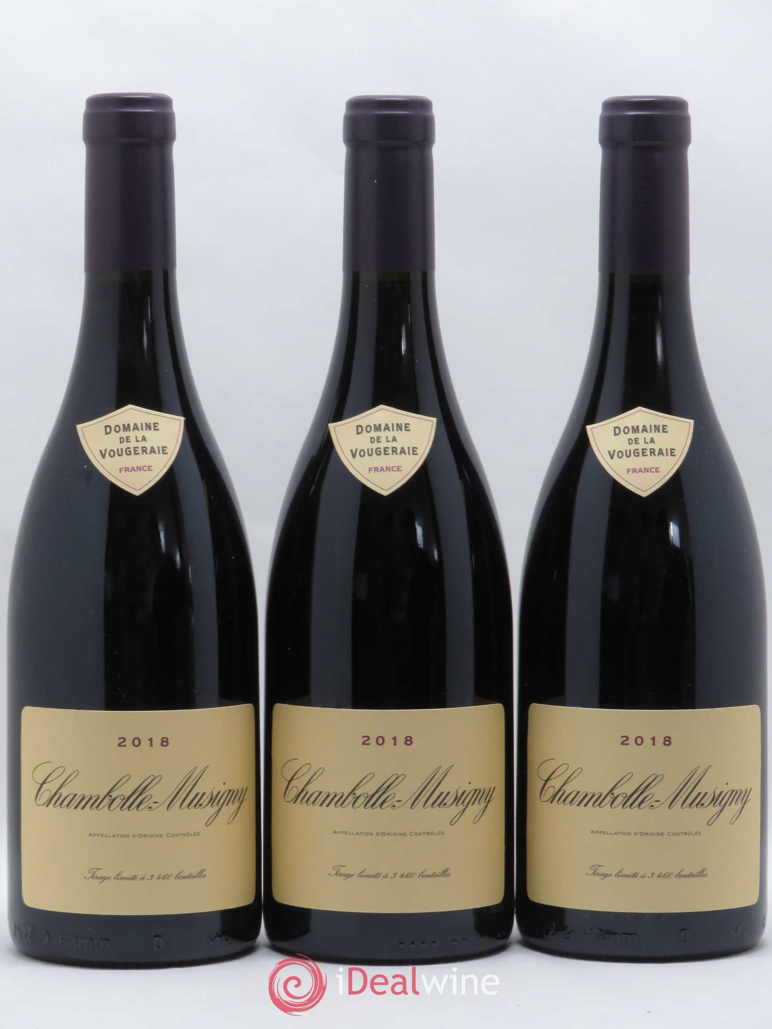Chambolle-Musigny La Vougeraie 2018 - Lot de 3 bouteilles - 0