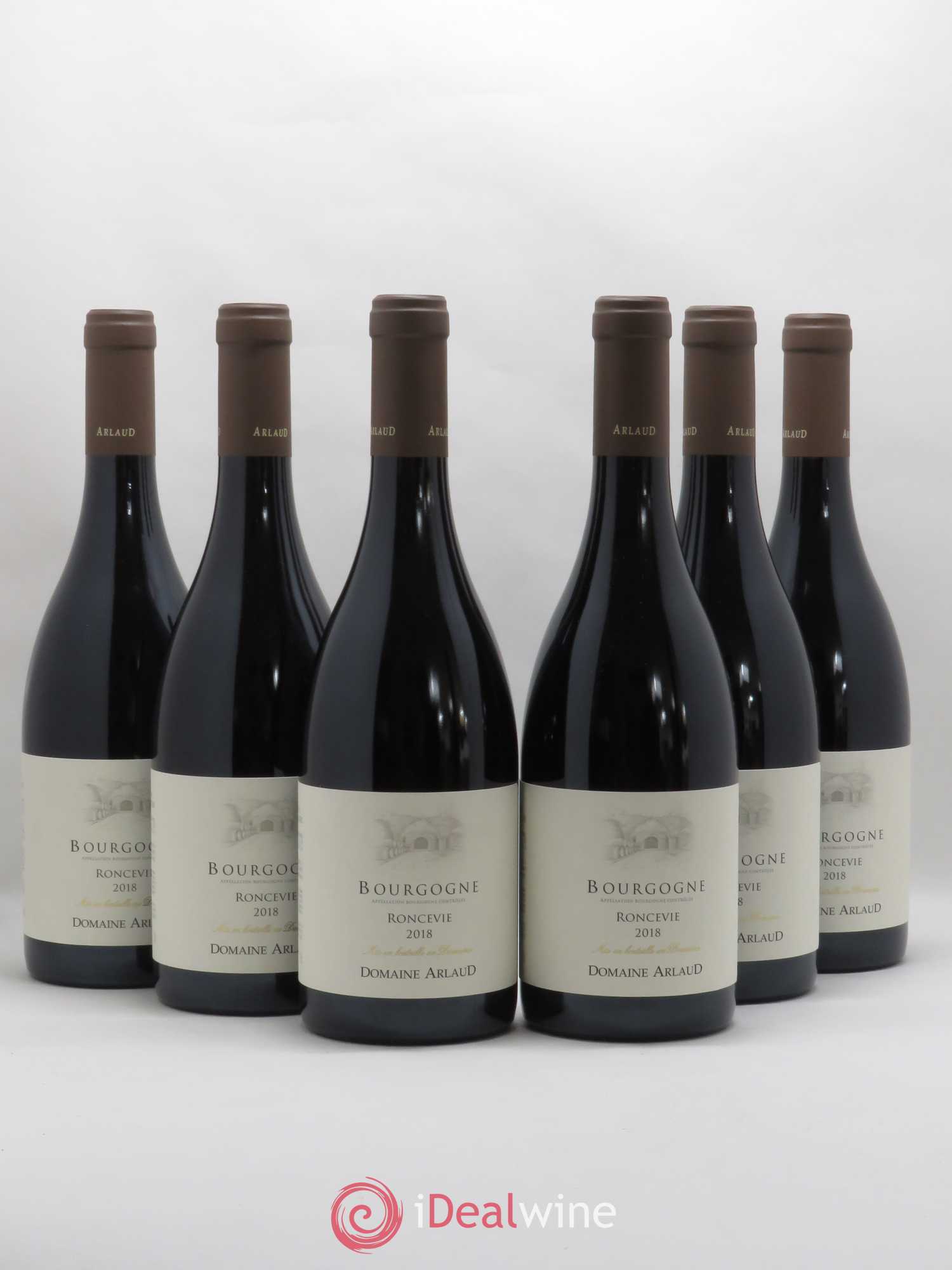 Bourgogne Roncevie Arlaud 2018 - Lot de 6 bouteilles - 0