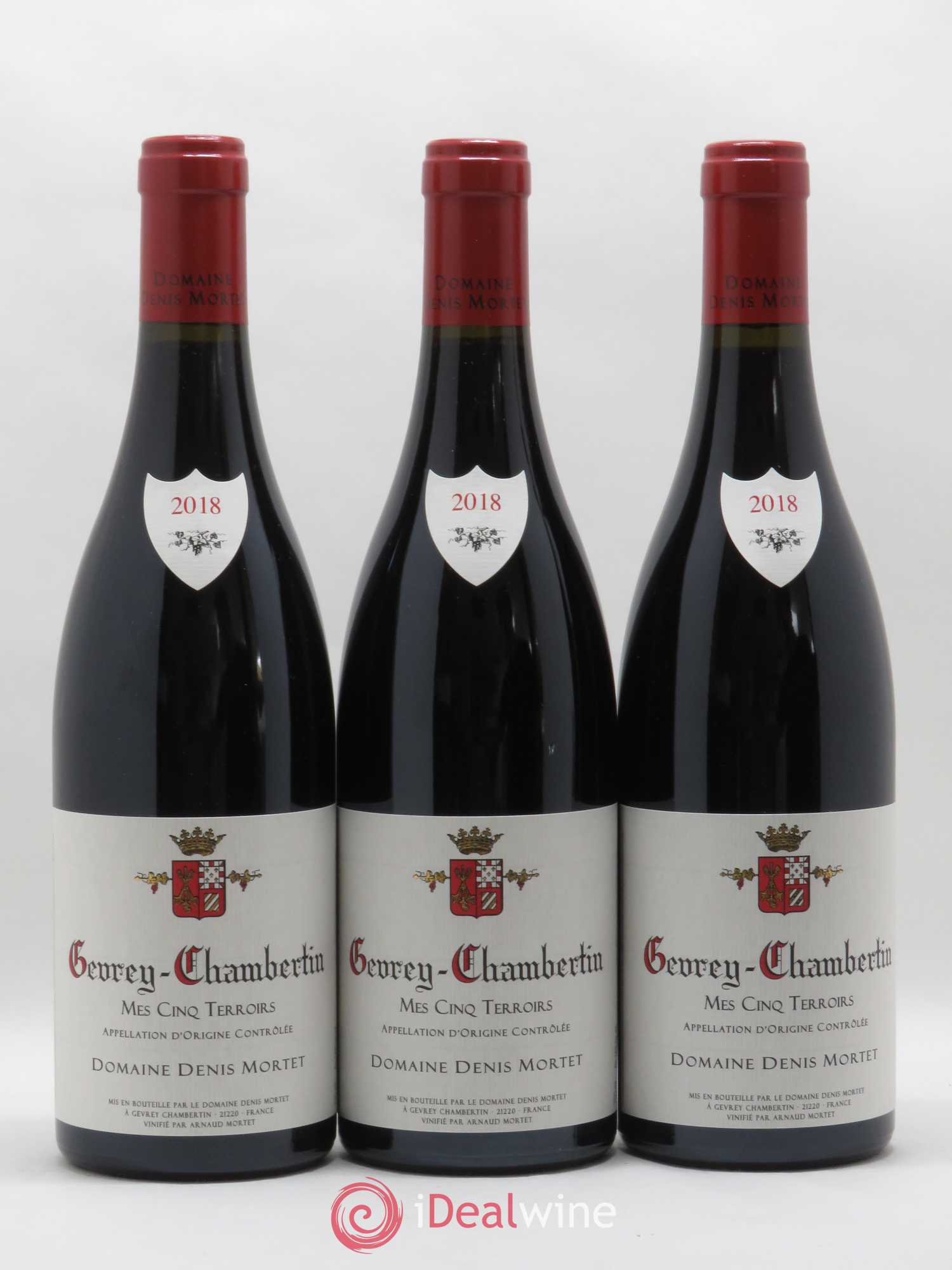 Gevrey-Chambertin Mes Cinq Terroirs Denis Mortet (Domaine) 2018 - Lot de 3 bouteilles - 0