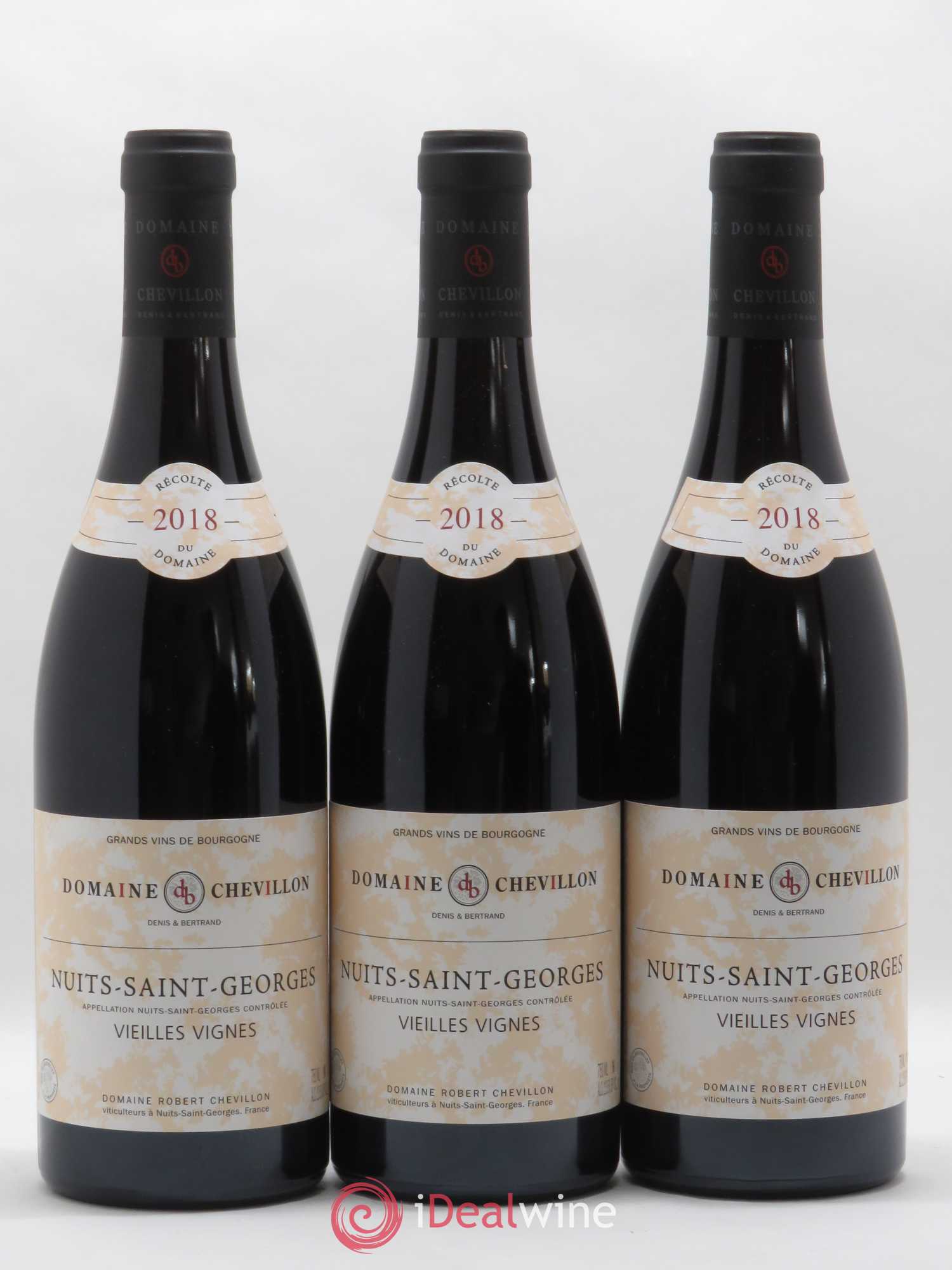 Nuits-Saint-Georges Vieilles vignes Robert Chevillon 2018 - Lot de 3 bouteilles - 0