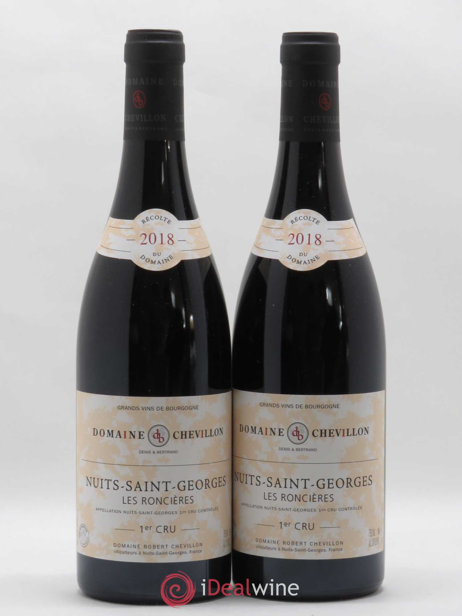 Nuits-Saint-Georges 1er Cru Les Roncières Robert Chevillon 2018 - Lot de 2 bouteilles - 0