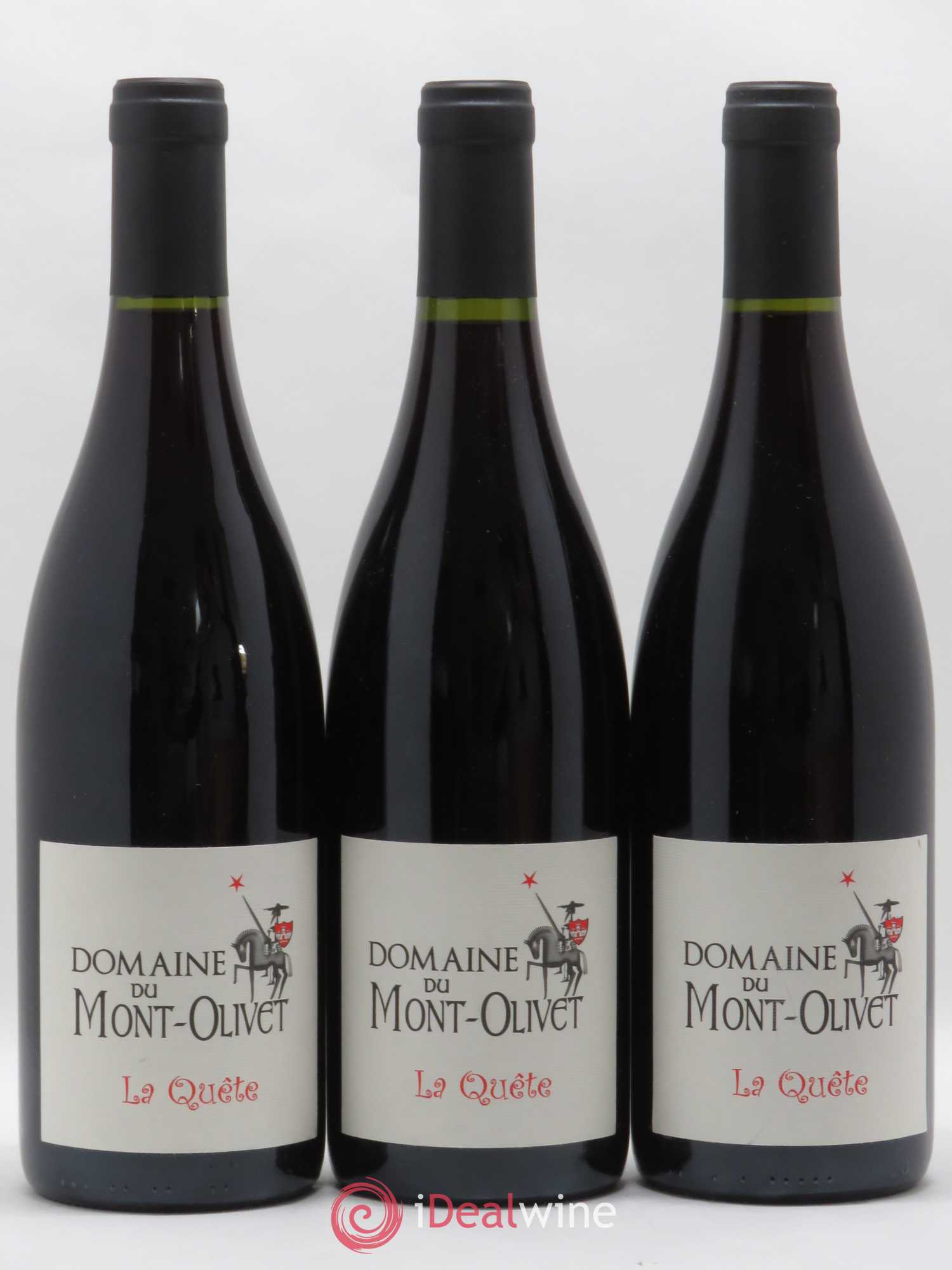 Gard La Quete Clos du Mont-Olivet 2018 - Posten von 3 Flaschen - 0