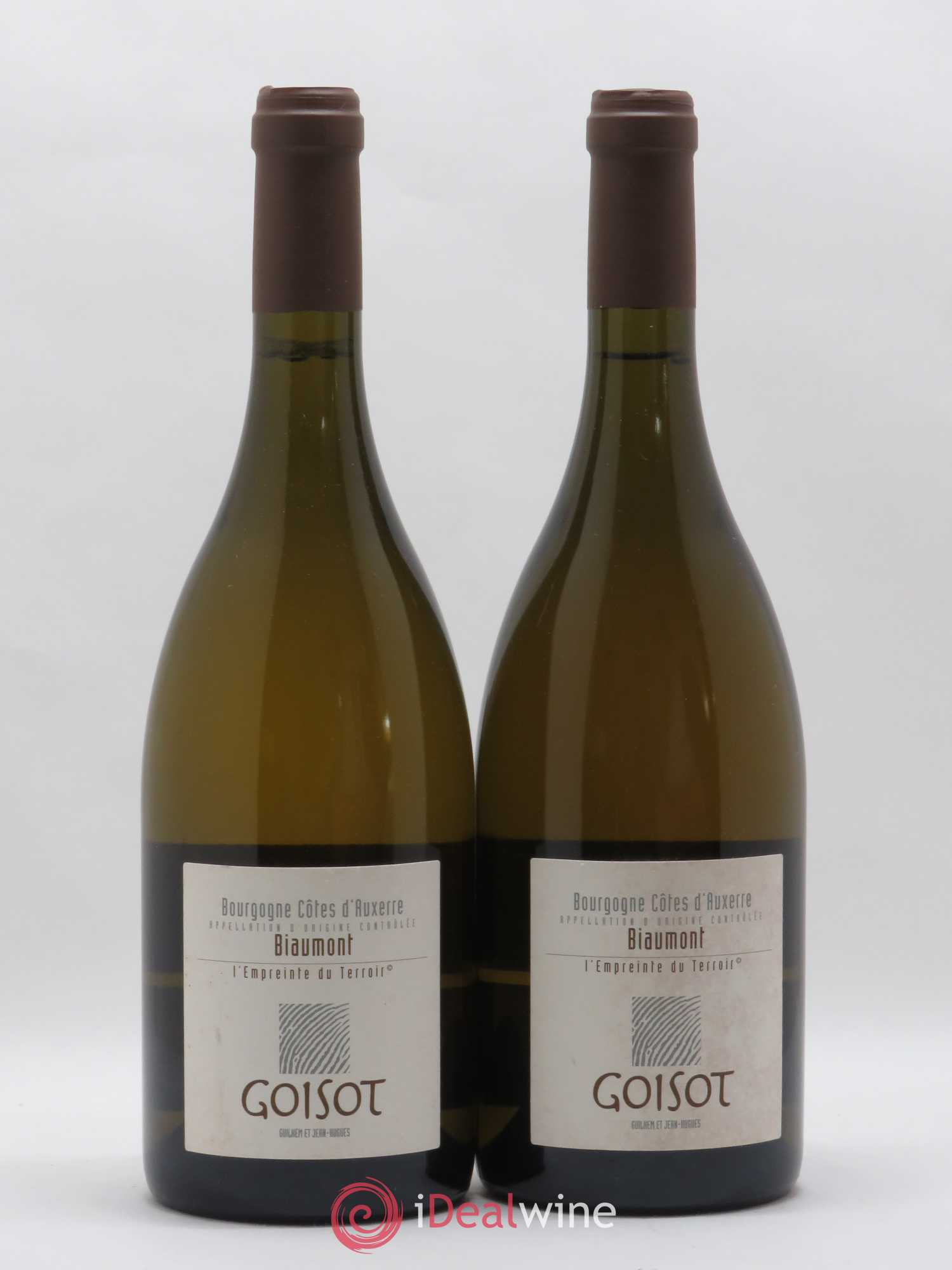 Bourgogne Cote d'Auxerre Biaumont Goisot 2010 - Posten von 2 Flaschen - 0