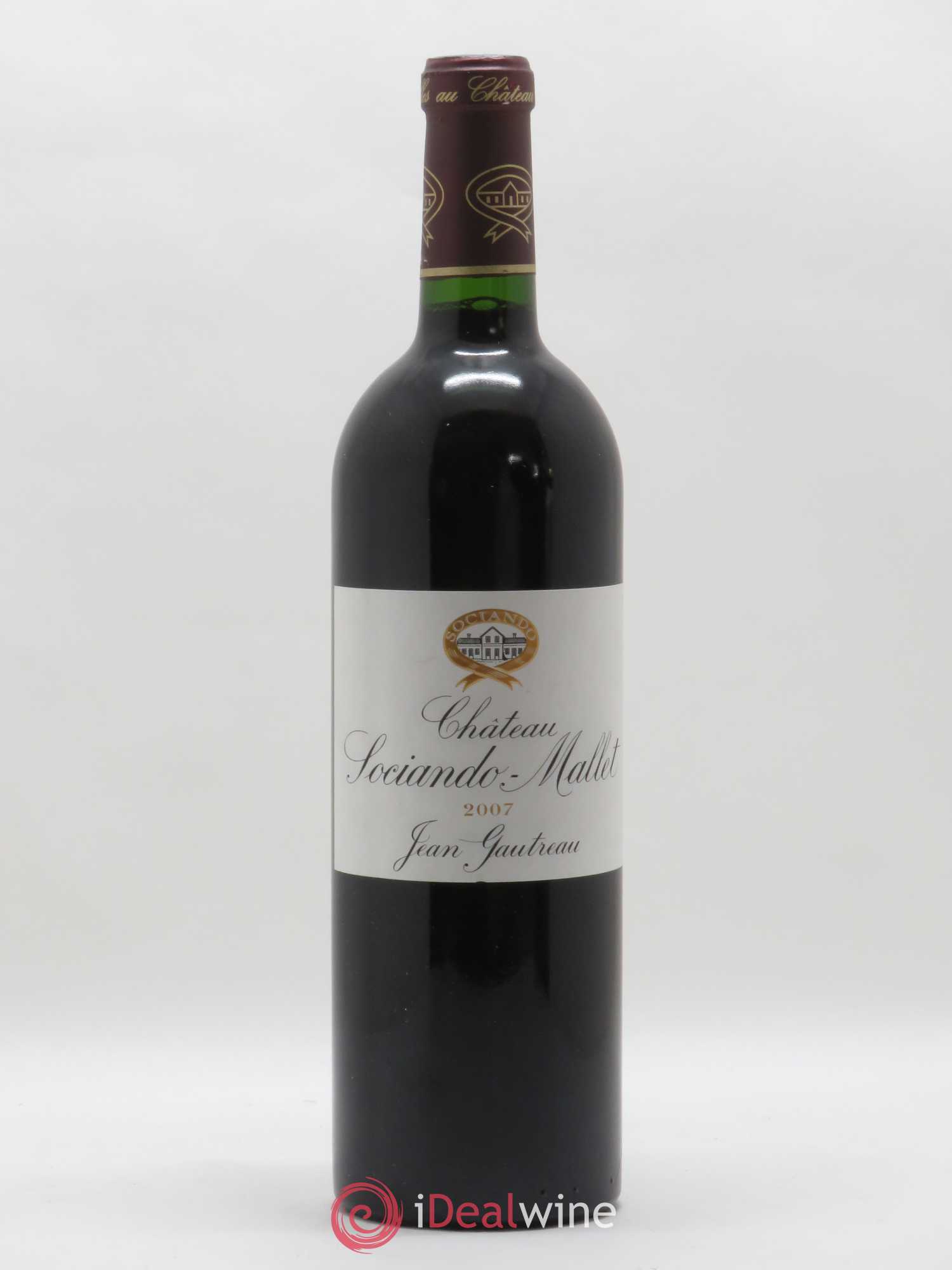 Château Sociando Mallet 2007 - Lot de 1 bouteille - 0