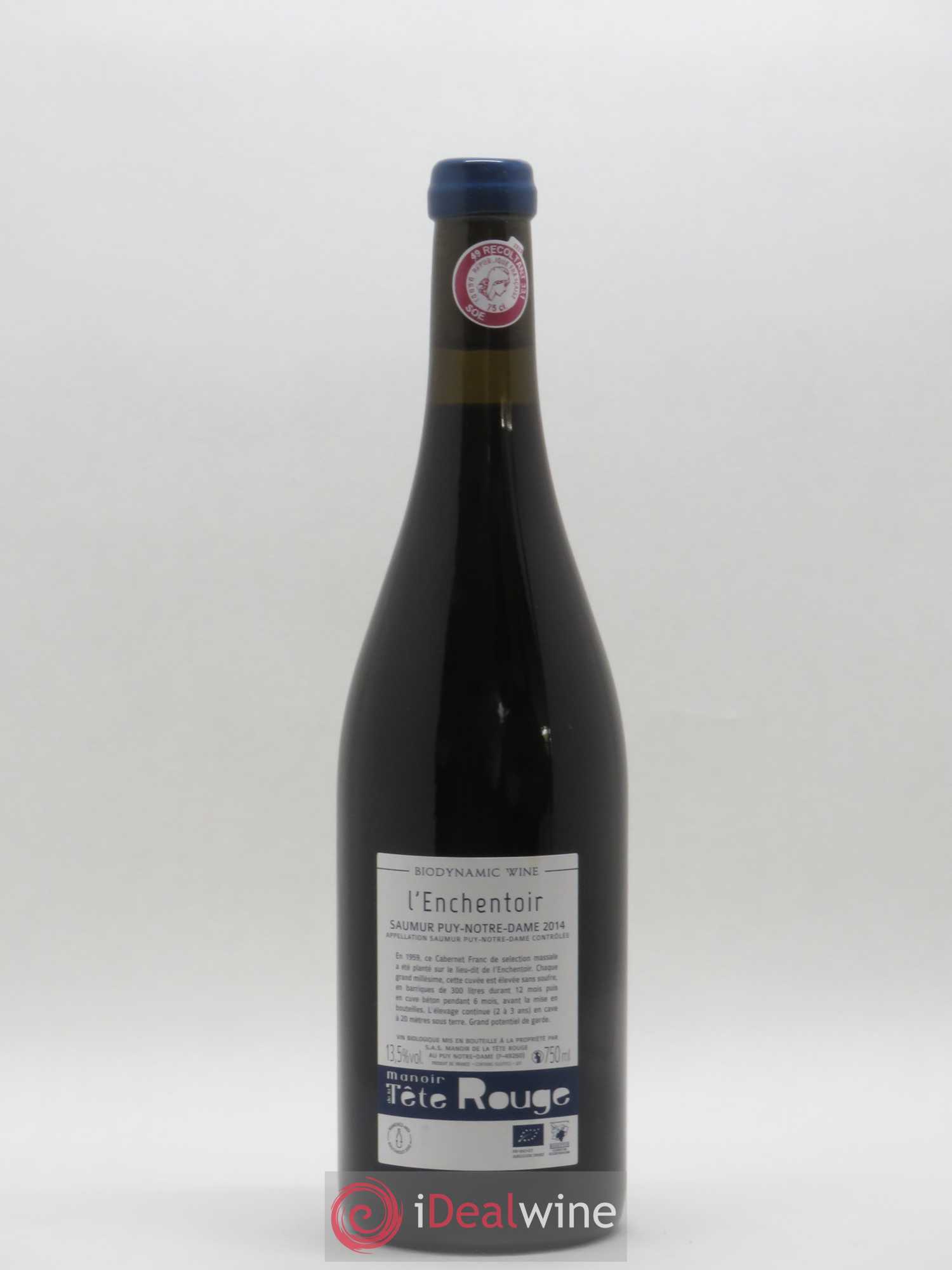 Saumur Puy Notre Dame L'Enchentoir Manoir de la Tête Rouge 2014 - Posten von 1 Flasche - 1