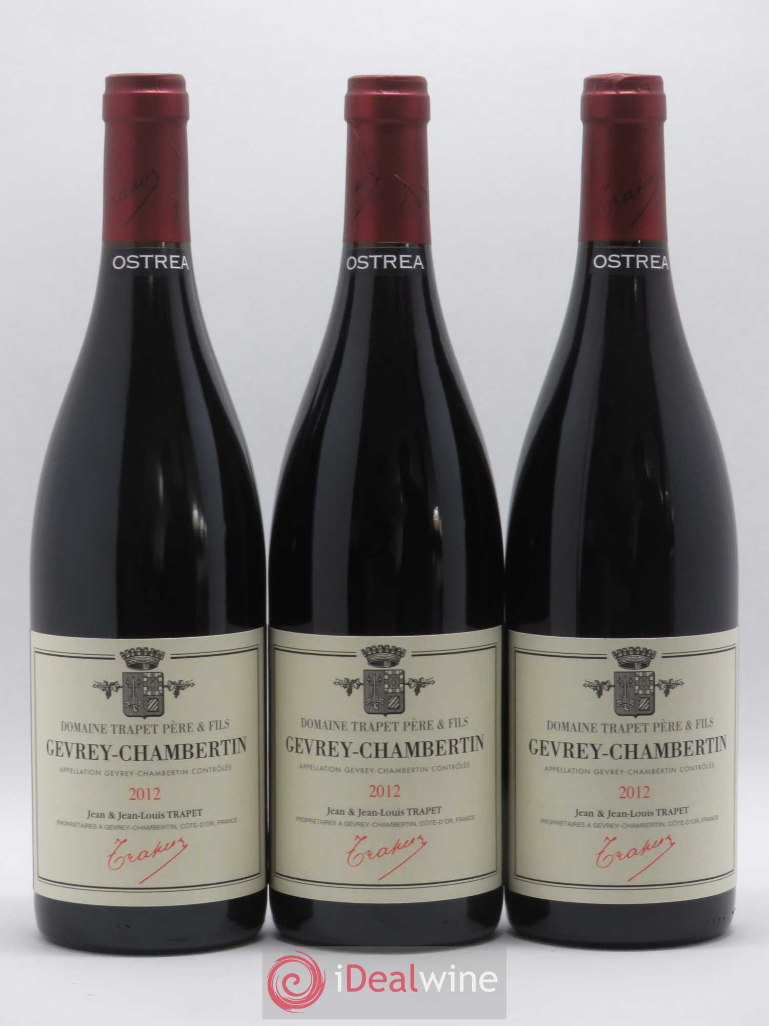 Gevrey-Chambertin Ostrea Domaine Trapet 2012 - Lot de 3 bouteilles - 0