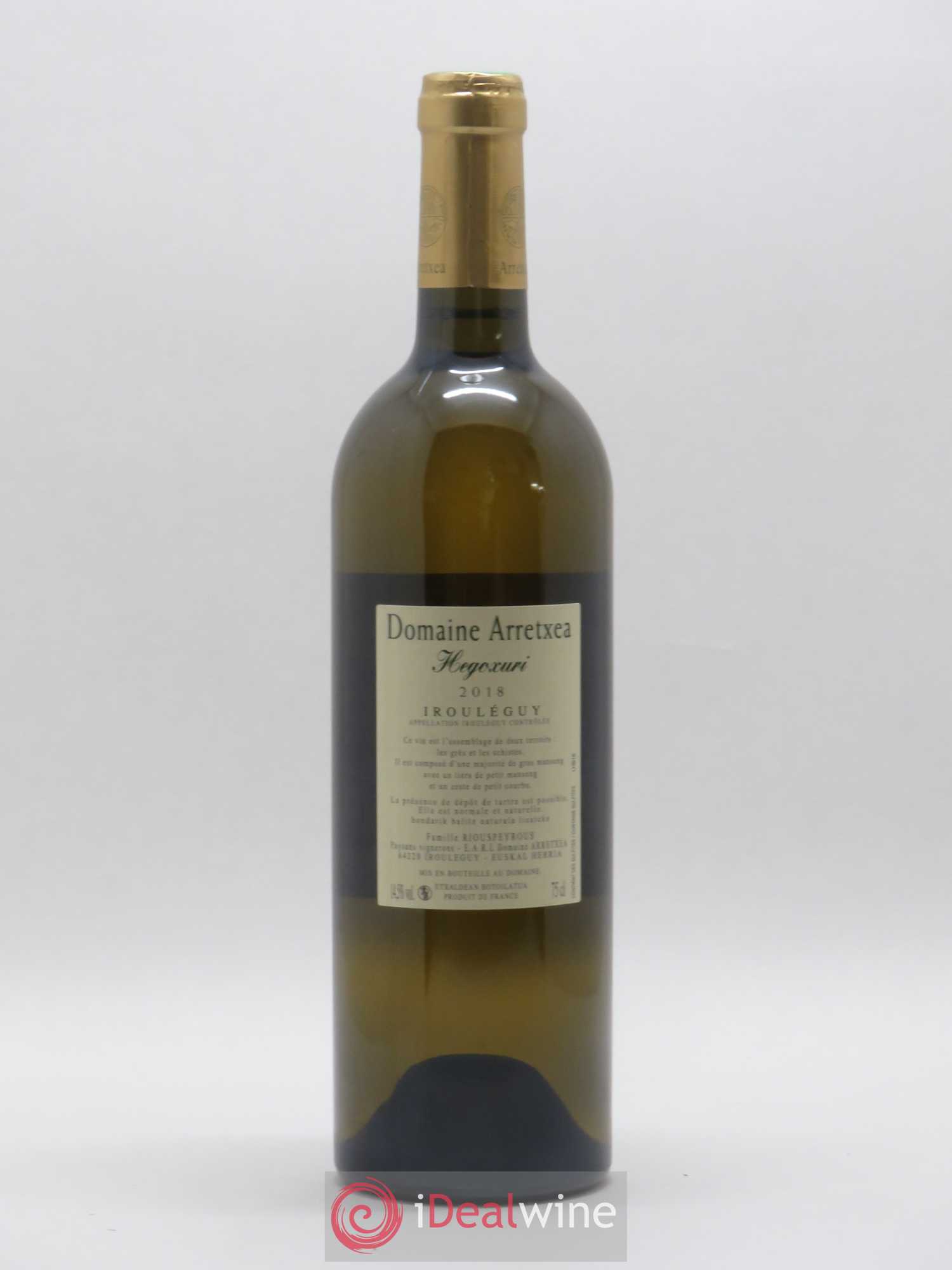 Irouléguy Hegoxuri Arretxea (Domaine) 2018 - Lot de 1 bouteille - 1