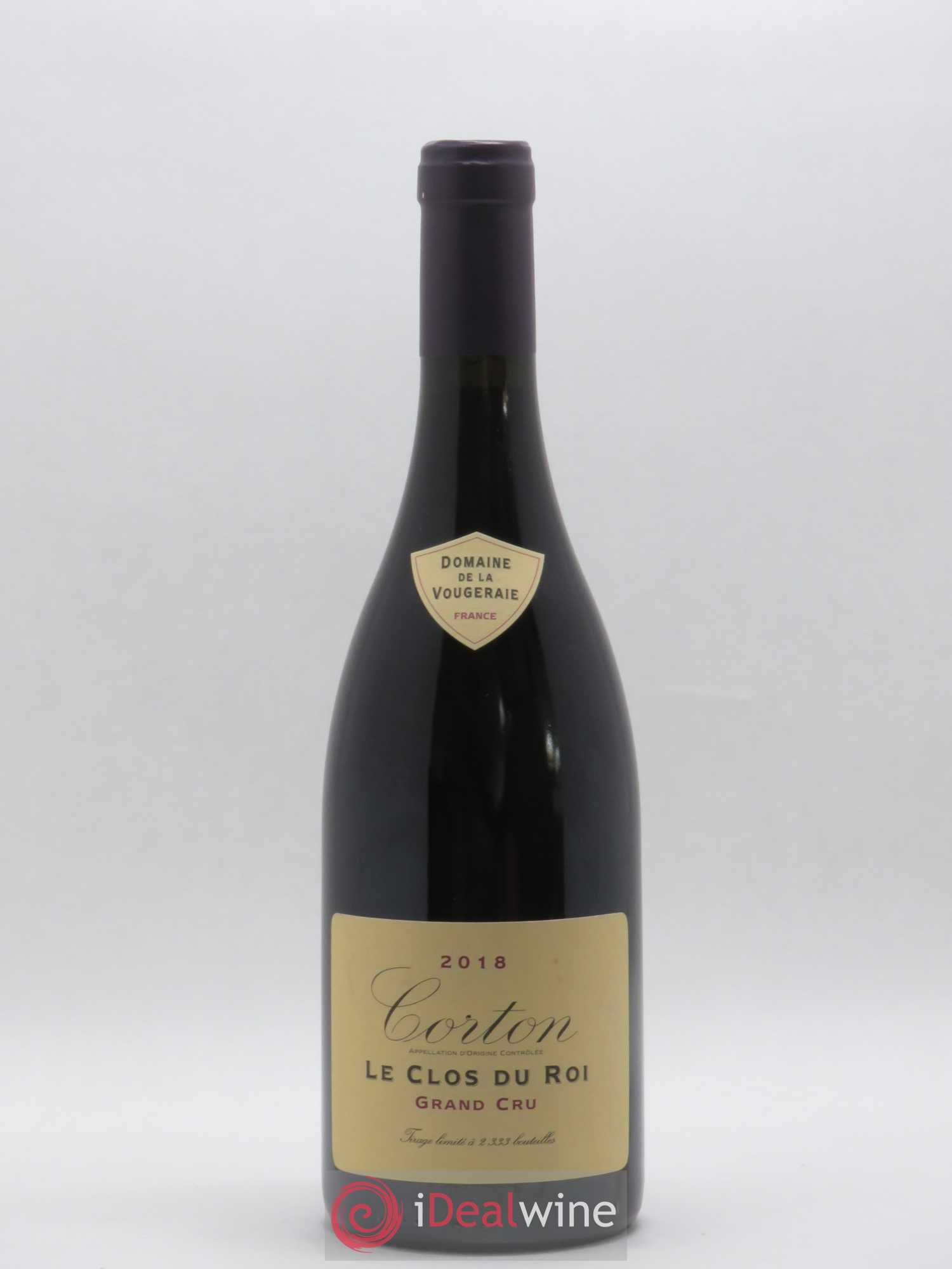 Corton Grand Cru Le Clos du Roi La Vougeraie 2018 - Lot de 1 bouteille - 0