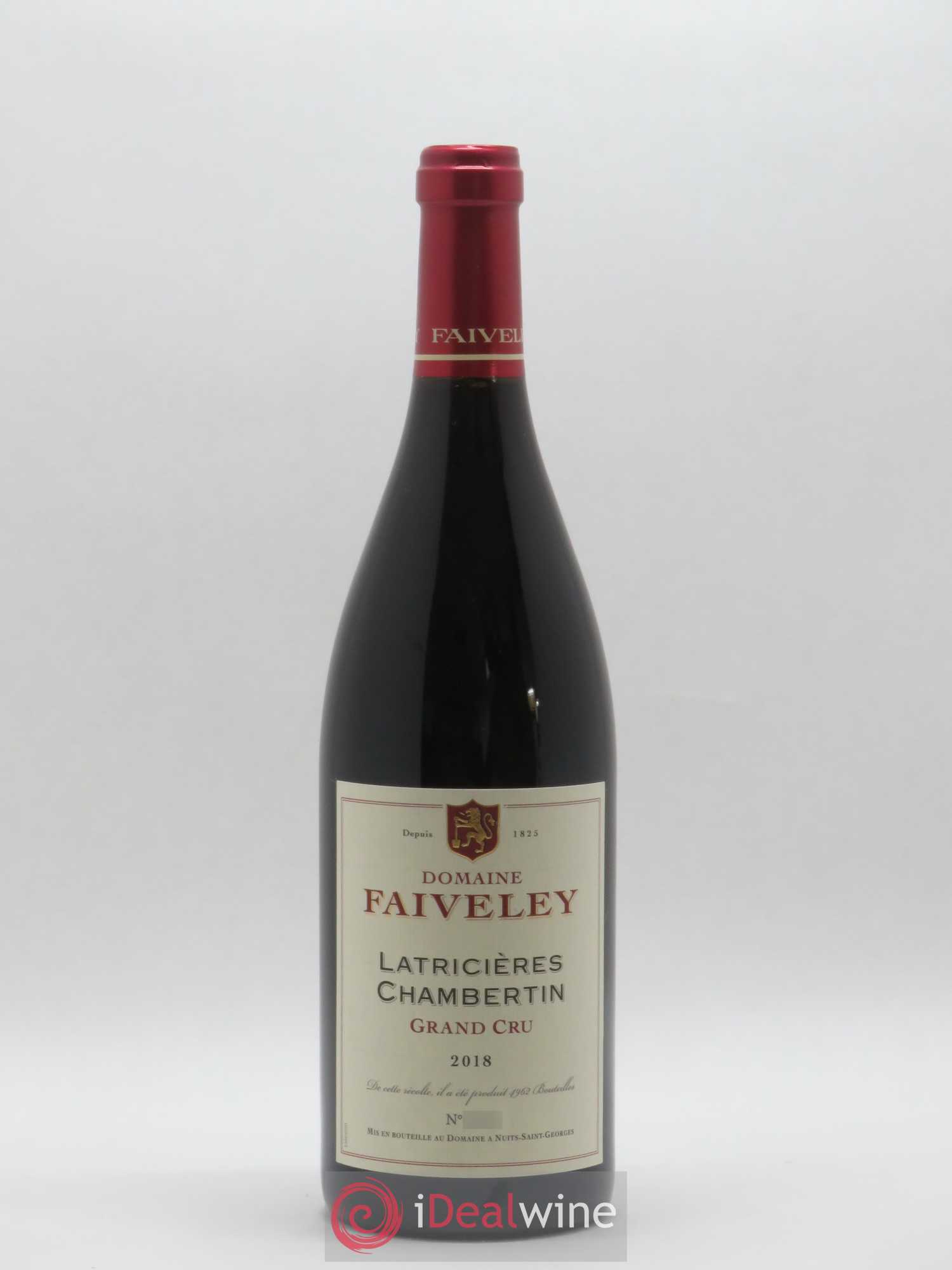 Latricières-Chambertin Grand Cru Faiveley 2018 - Lot de 1 bouteille - 0