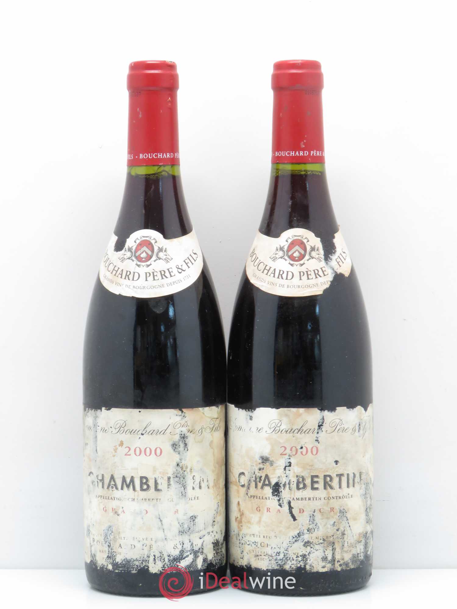 Chambertin Grand Cru Bouchard Père & Fils (sans prix de réserve) 2000 - Lot de 2 bouteilles - 0