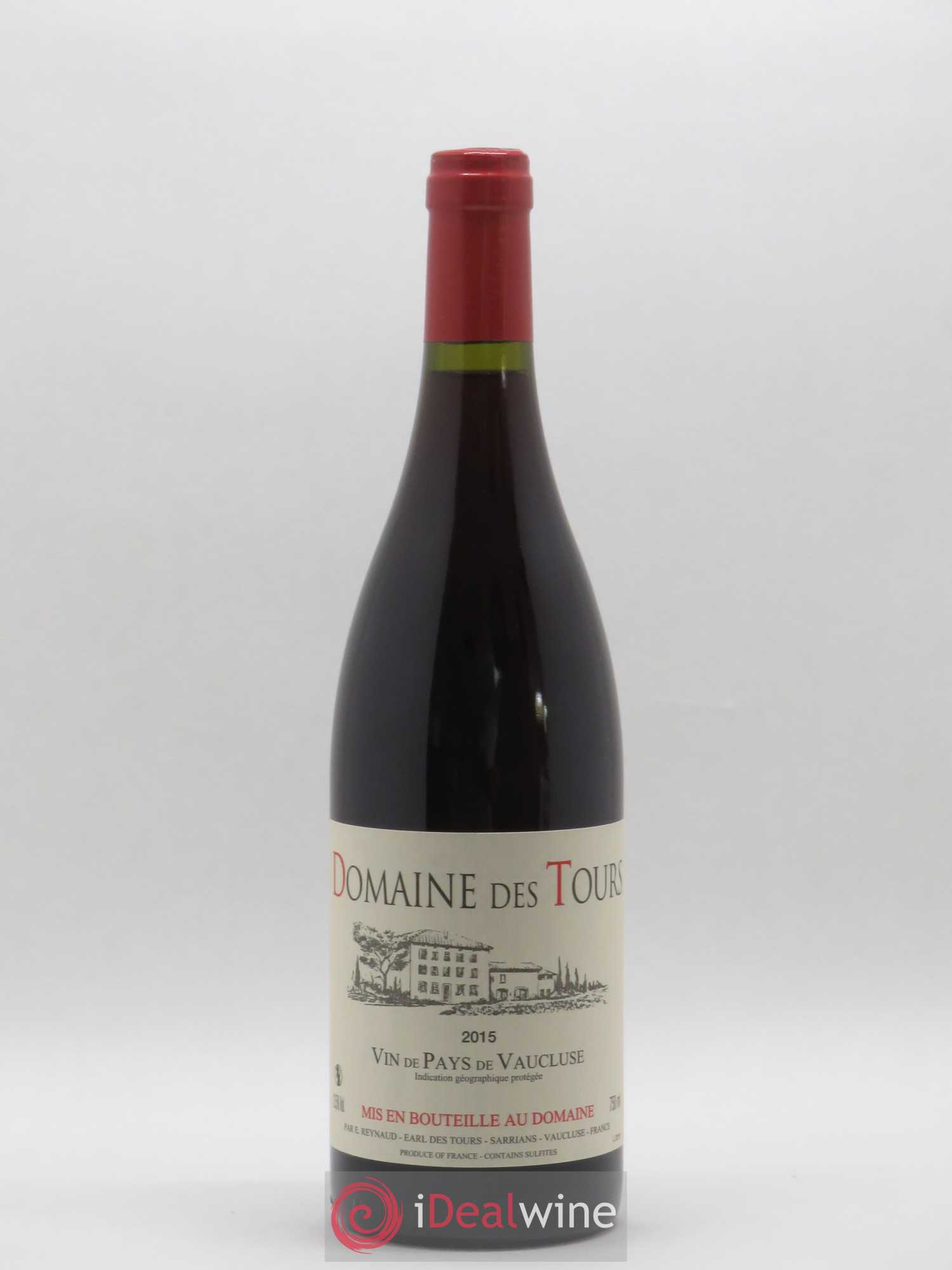 Vaucluse (Vin de Pays de Vaucluse) Domaine des Tours Emmanuel Reynaud 2015 - Lot de 1 bouteille - 0