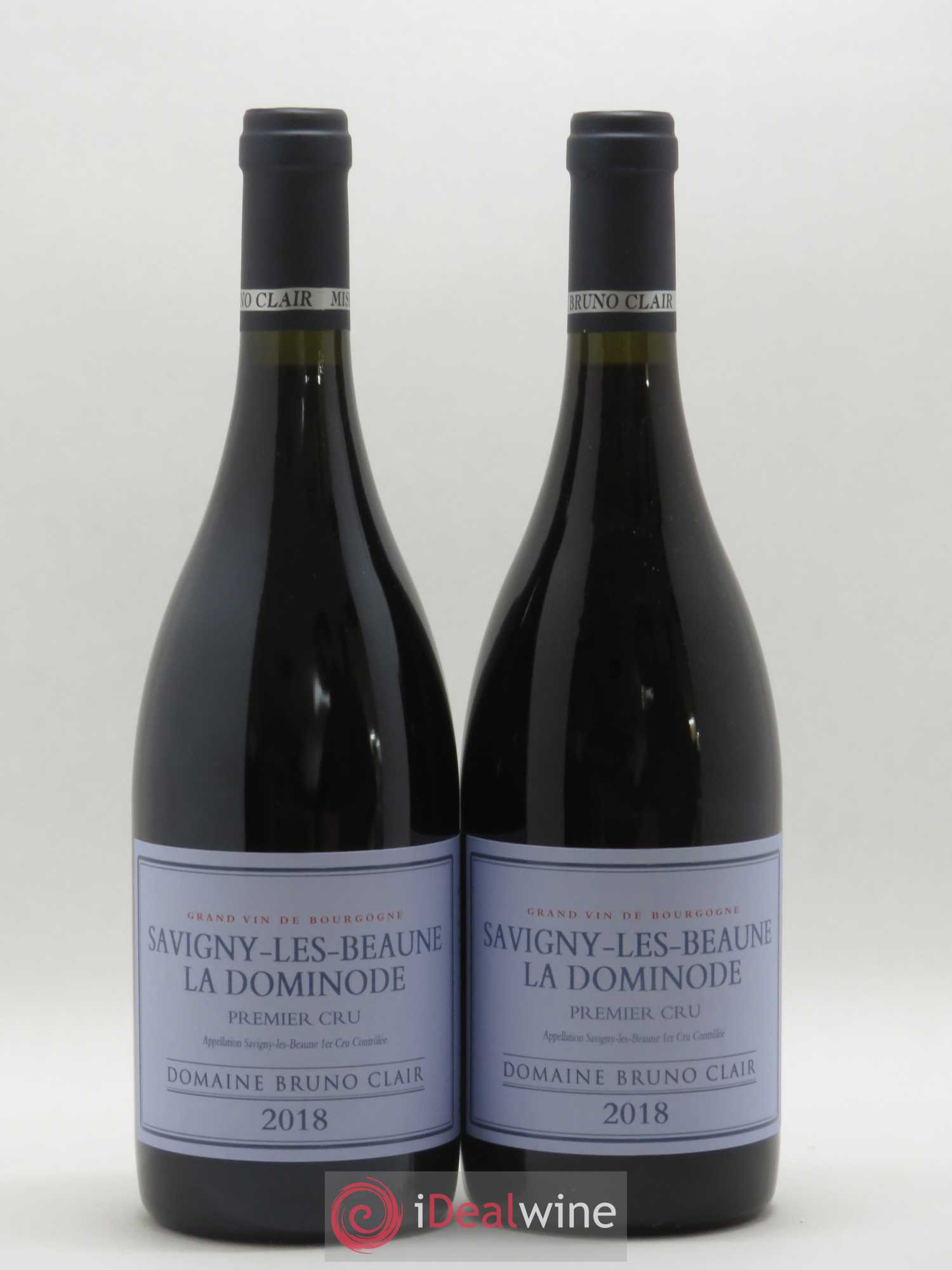 Savigny-lès-Beaune 1er Cru La Dominode Bruno Clair (Domaine) 2018 - Lot de 2 bouteilles - 0