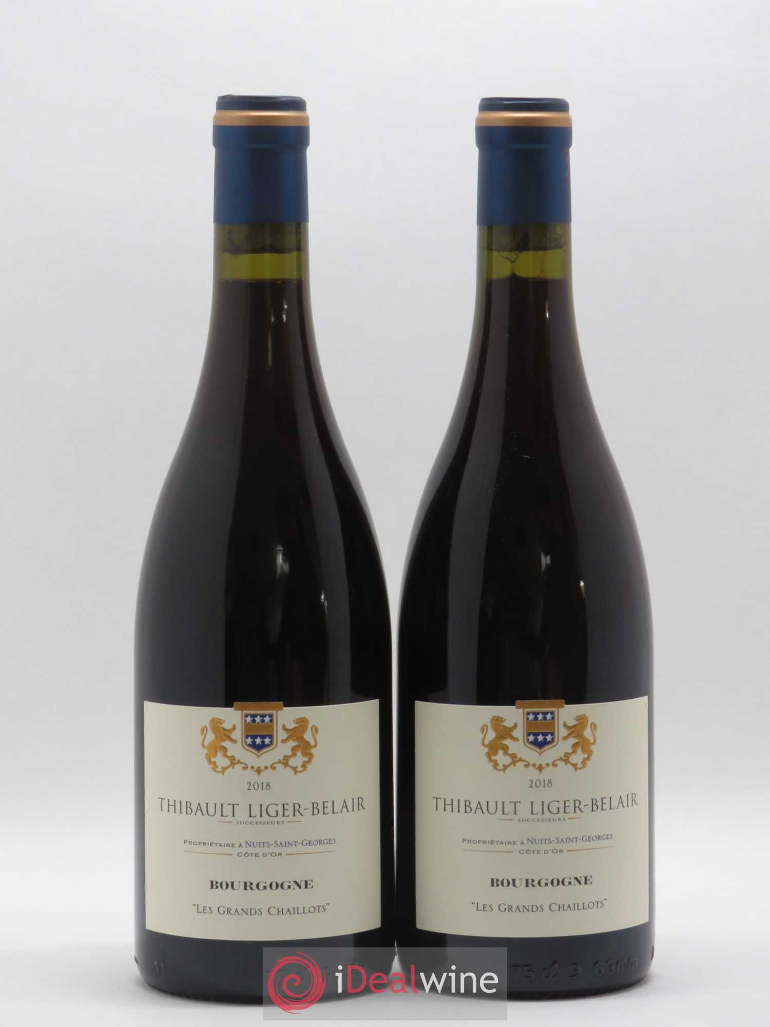 Bourgogne Les Grands Chaillots Thibault Liger-Belair Successeurs 2018 - Lot de 2 bouteilles - 0