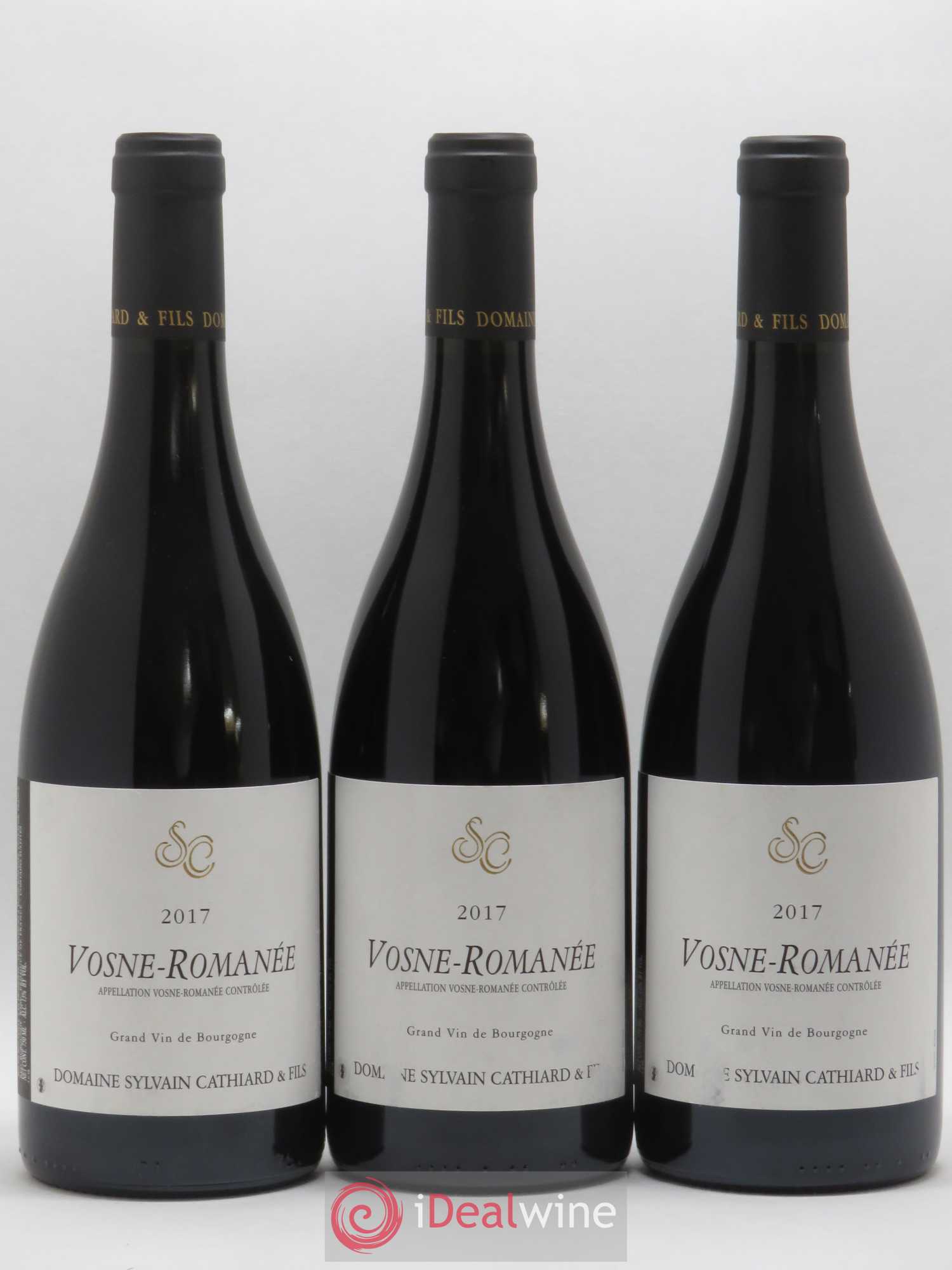 Vosne-Romanée Sylvain Cathiard & Fils 2017 - Lot de 3 bouteilles - 0