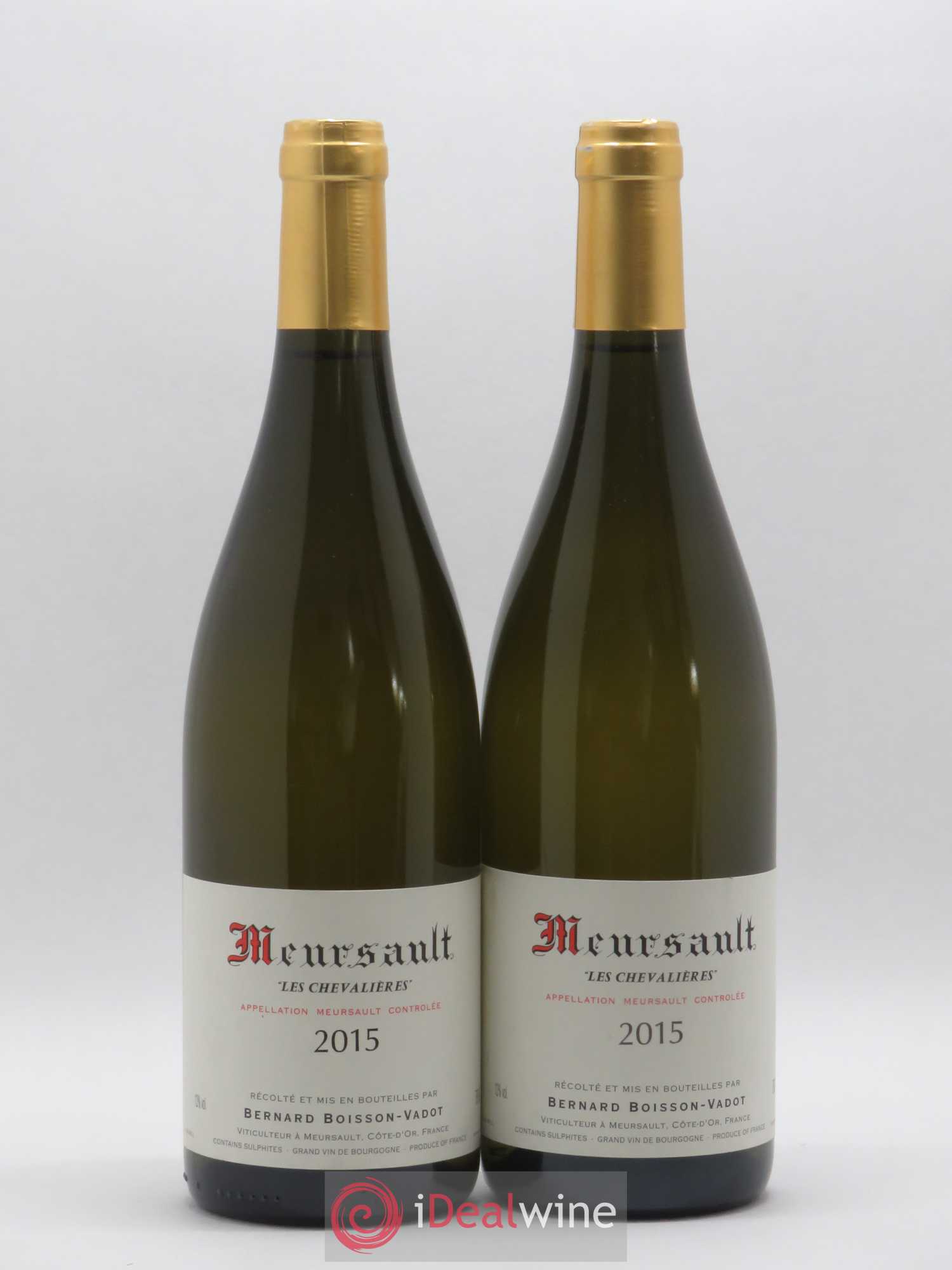 Meursault Les Chevalières Boisson-Vadot (Domaine) 2015 - Lot de 2 bouteilles - 0