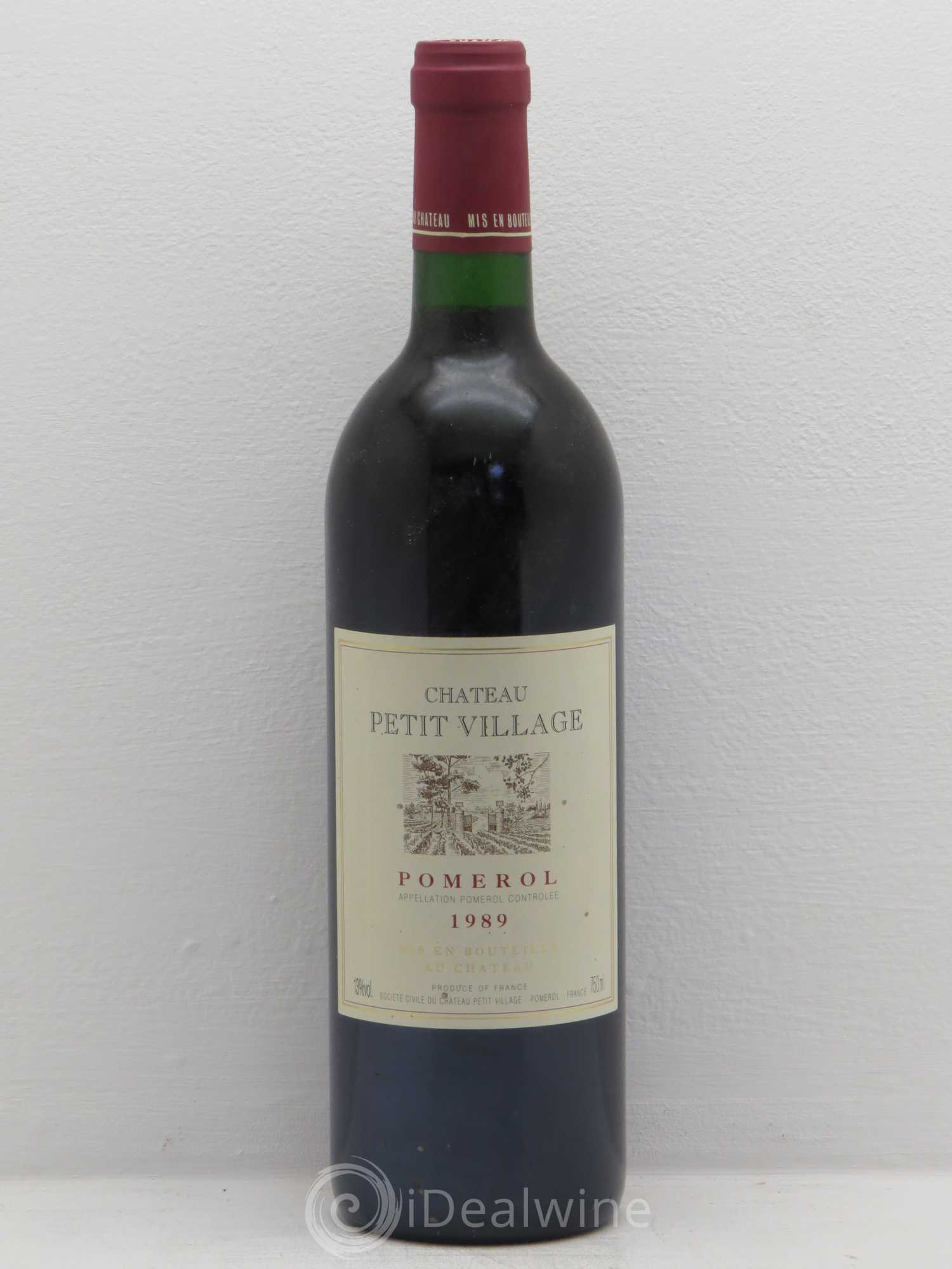 Château Petit Village 1989 - Lot de 1 bouteille - 0