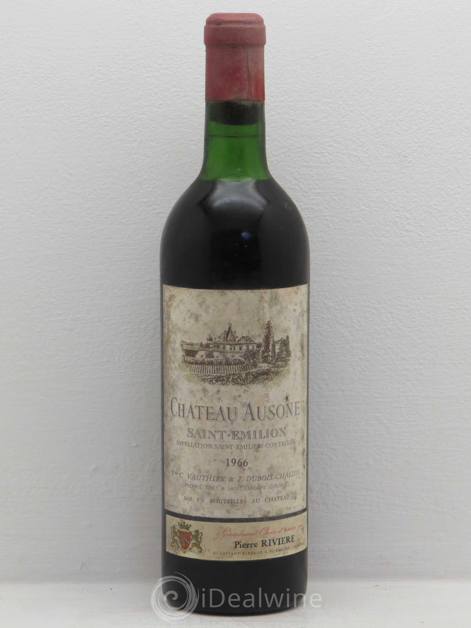 Château Ausone 1er Grand Cru Classé A 1966 - Lot de 1 bouteille - 0