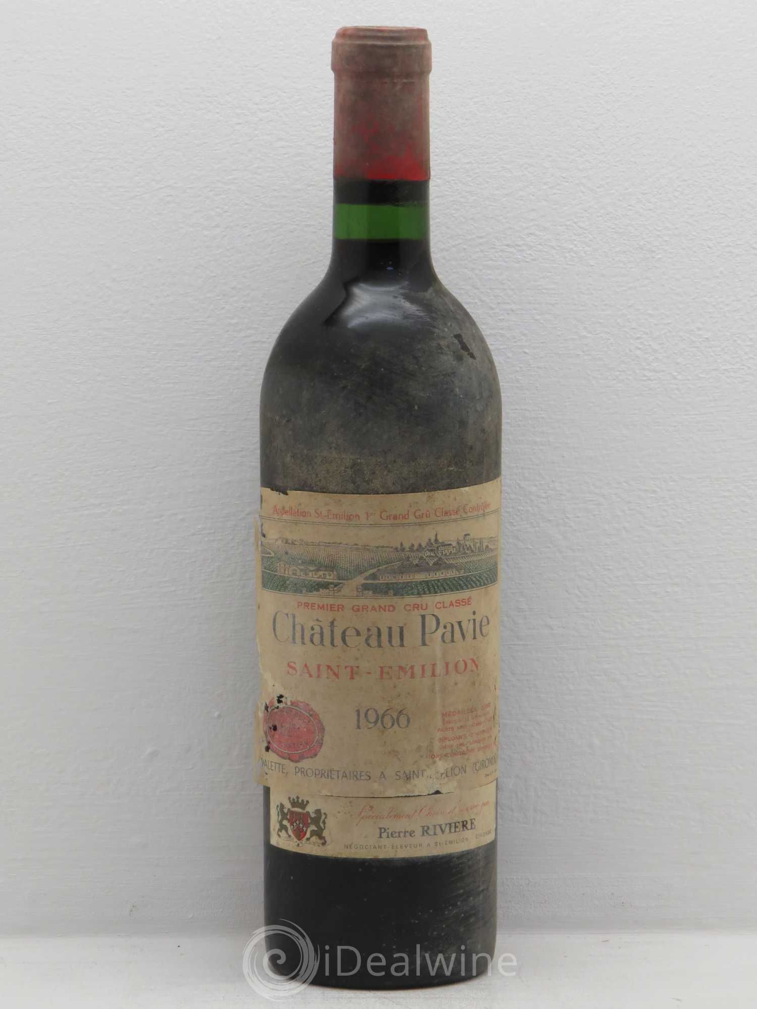 Château Pavie 1er Grand Cru Classé A 1966 - Lot de 1 bouteille - 0