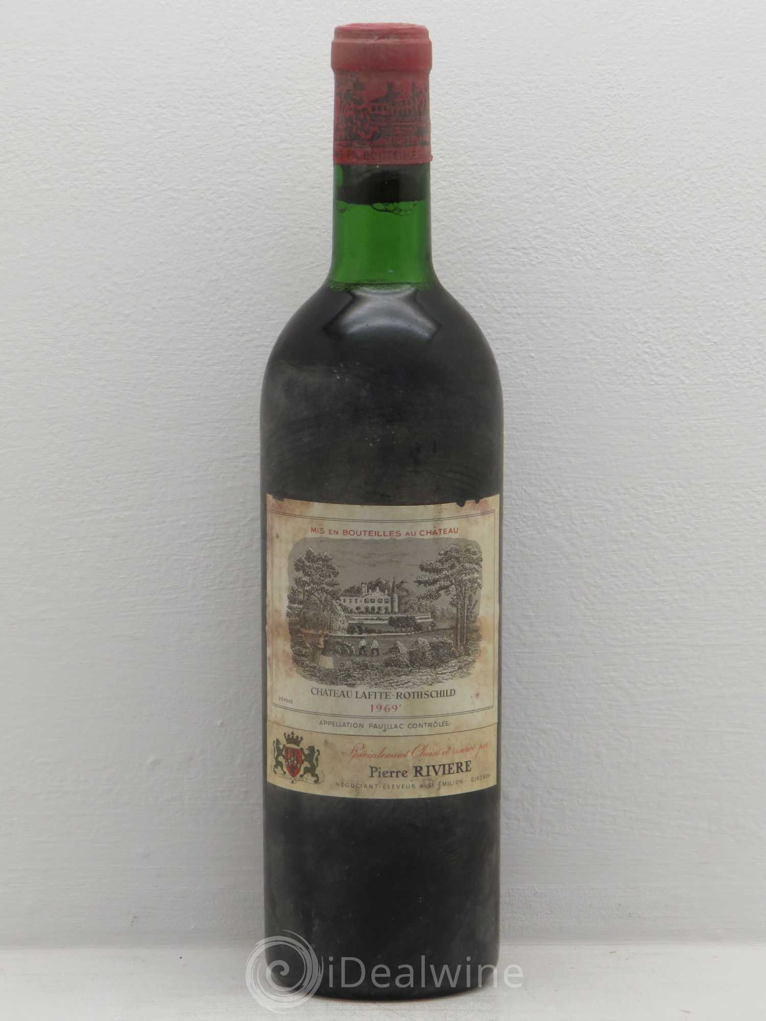 Château Lafite Rothschild 1er Grand Cru Classé 1969 - Lot de 1 bouteille - 0