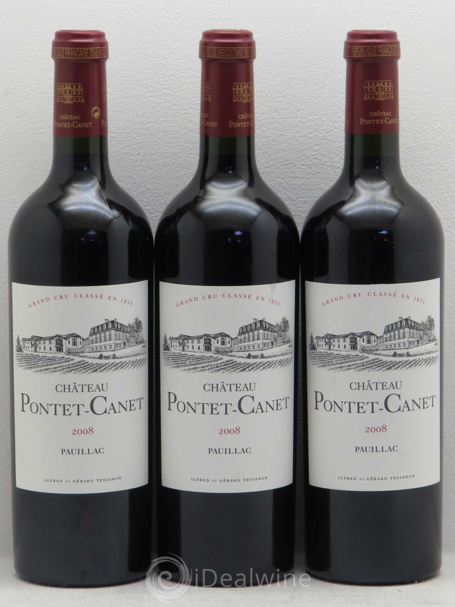 Château Pontet Canet 5ème Grand Cru Classé 2008 - Lot de 12 bouteilles - 4