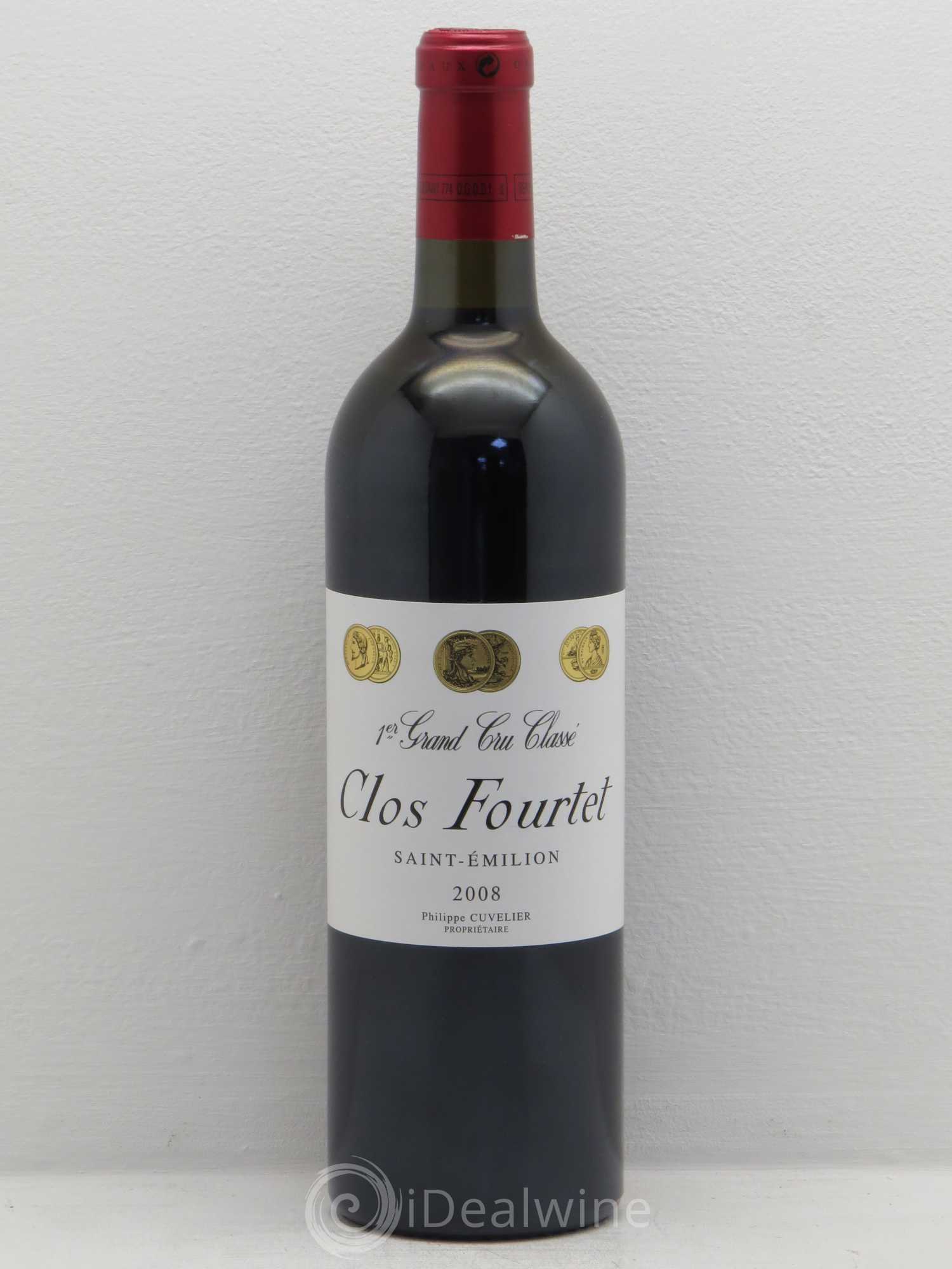 Clos Fourtet 1er Grand Cru Classé B 2008 - Lot de 12 bouteilles - 0