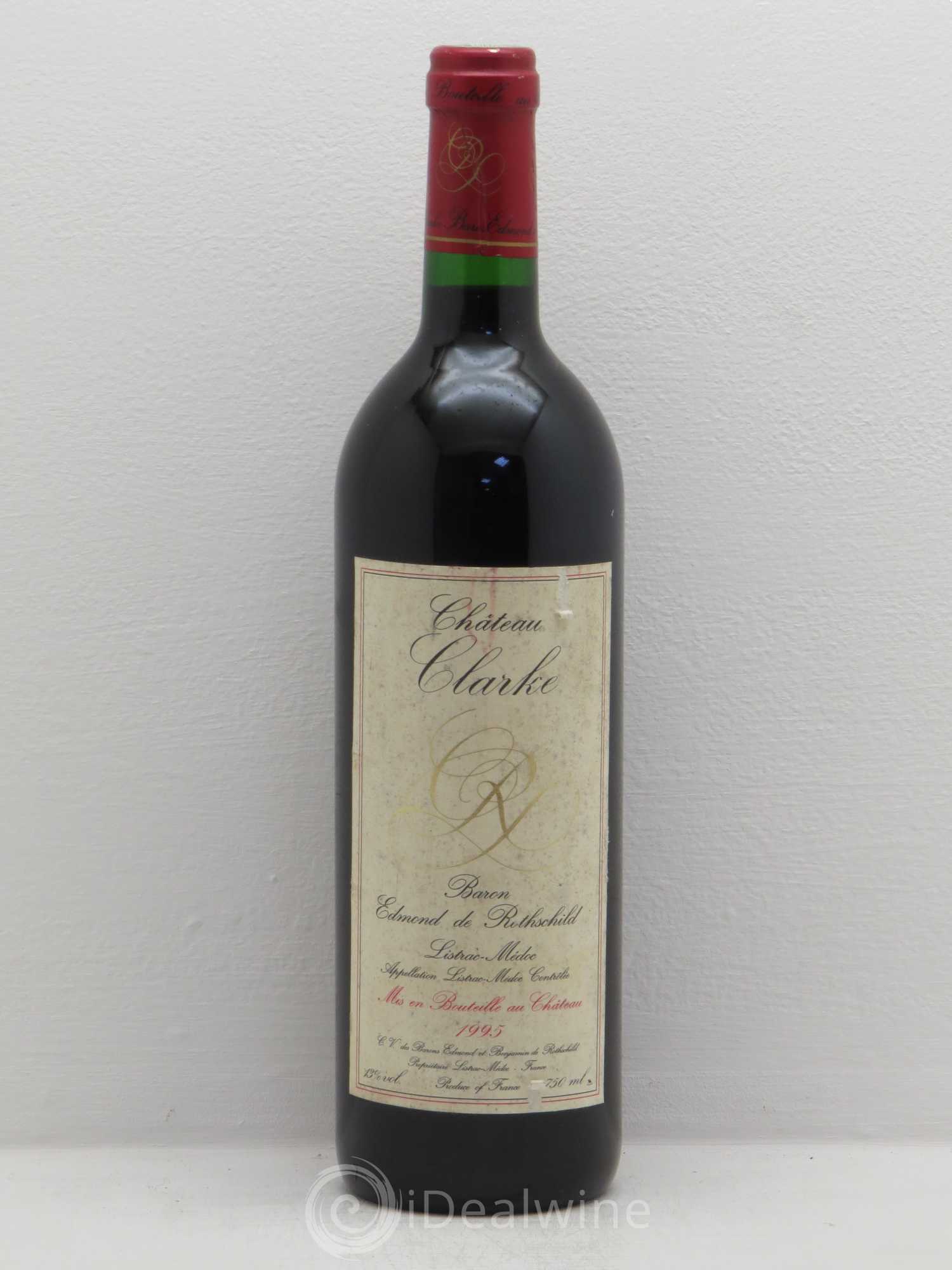 Château Clarke 1995 - Lot de 1 bouteille - 0