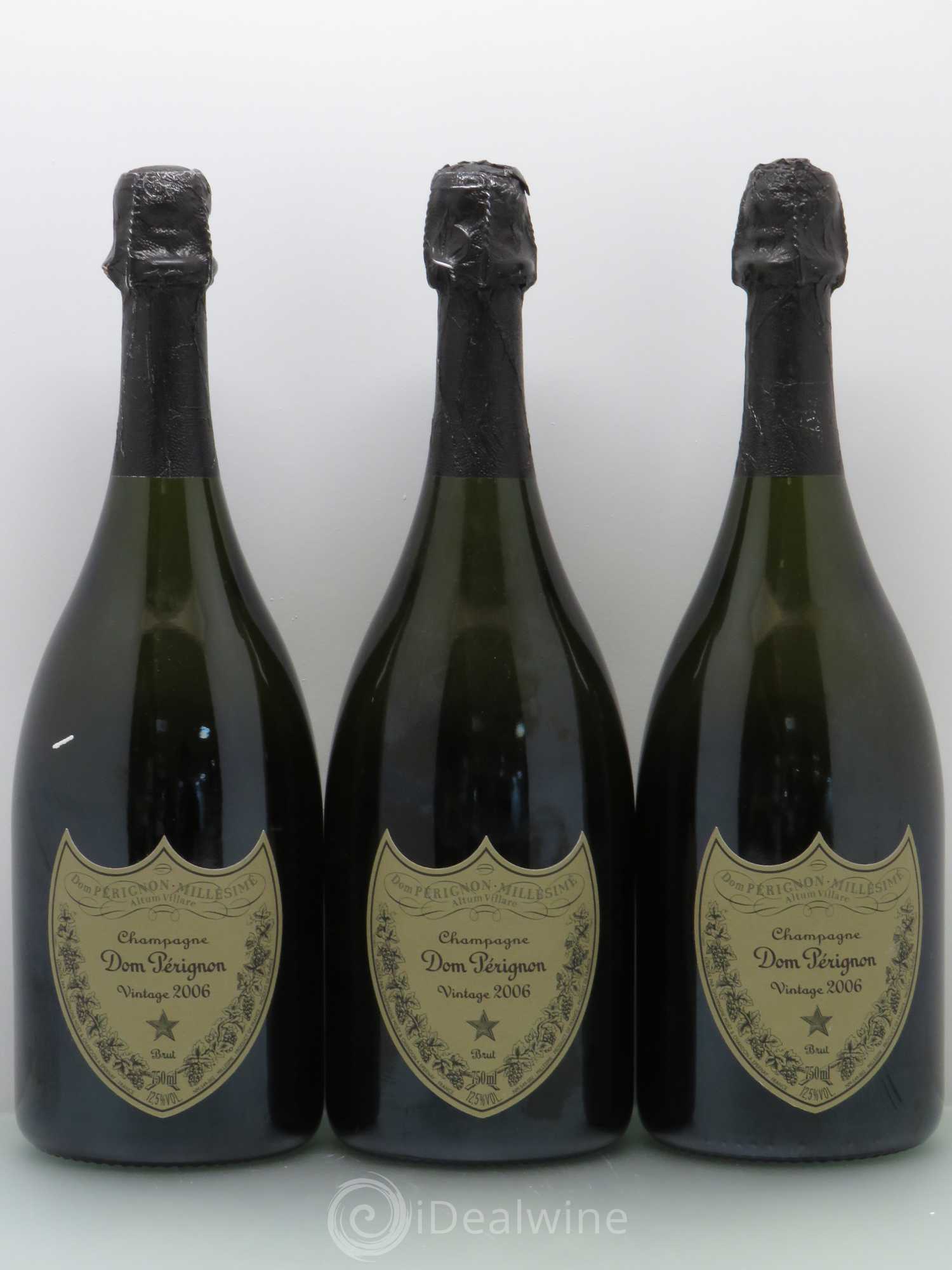 Brut Dom Pérignon 2006 - Lot de 3 bouteilles - 0