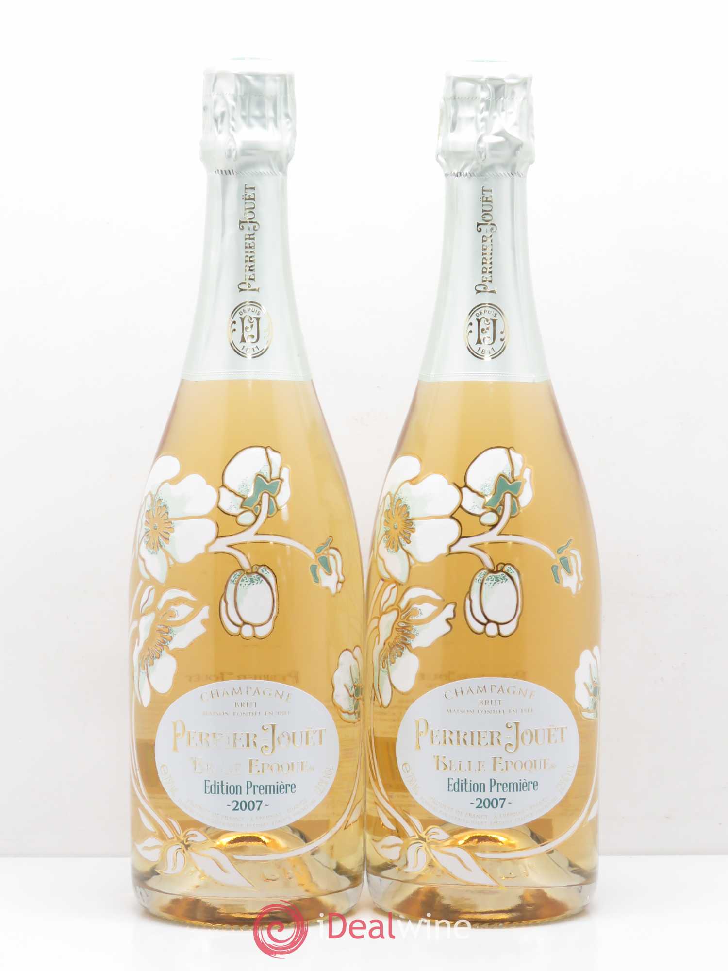 Cuvée Belle Epoque Brut Perrier-Jouët Edition Première 2007 - Lot de 2 bouteilles - 0
