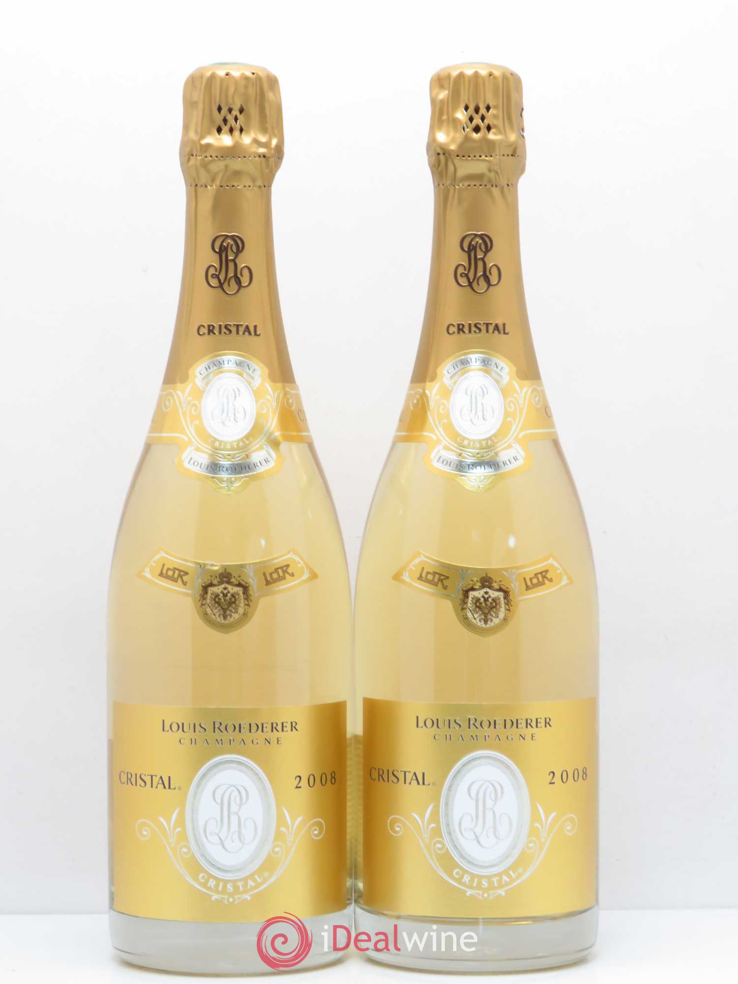 Cristal Louis Roederer 2008 - Lot de 2 bouteilles - 0