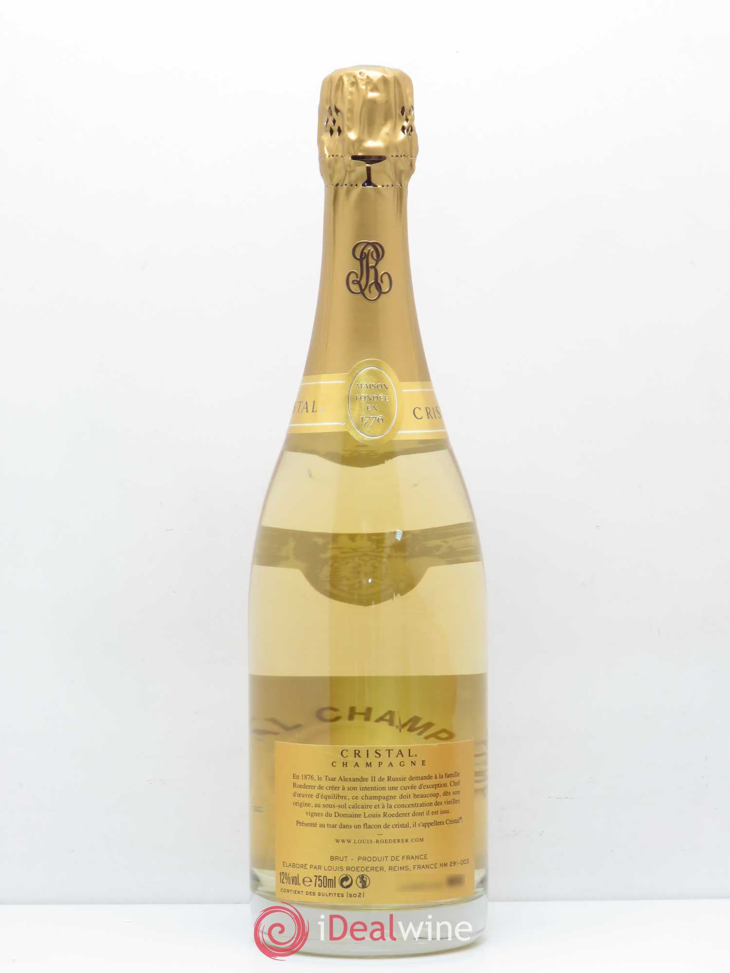 Cristal Louis Roederer 2008 - Lot de 1 bouteille - 1