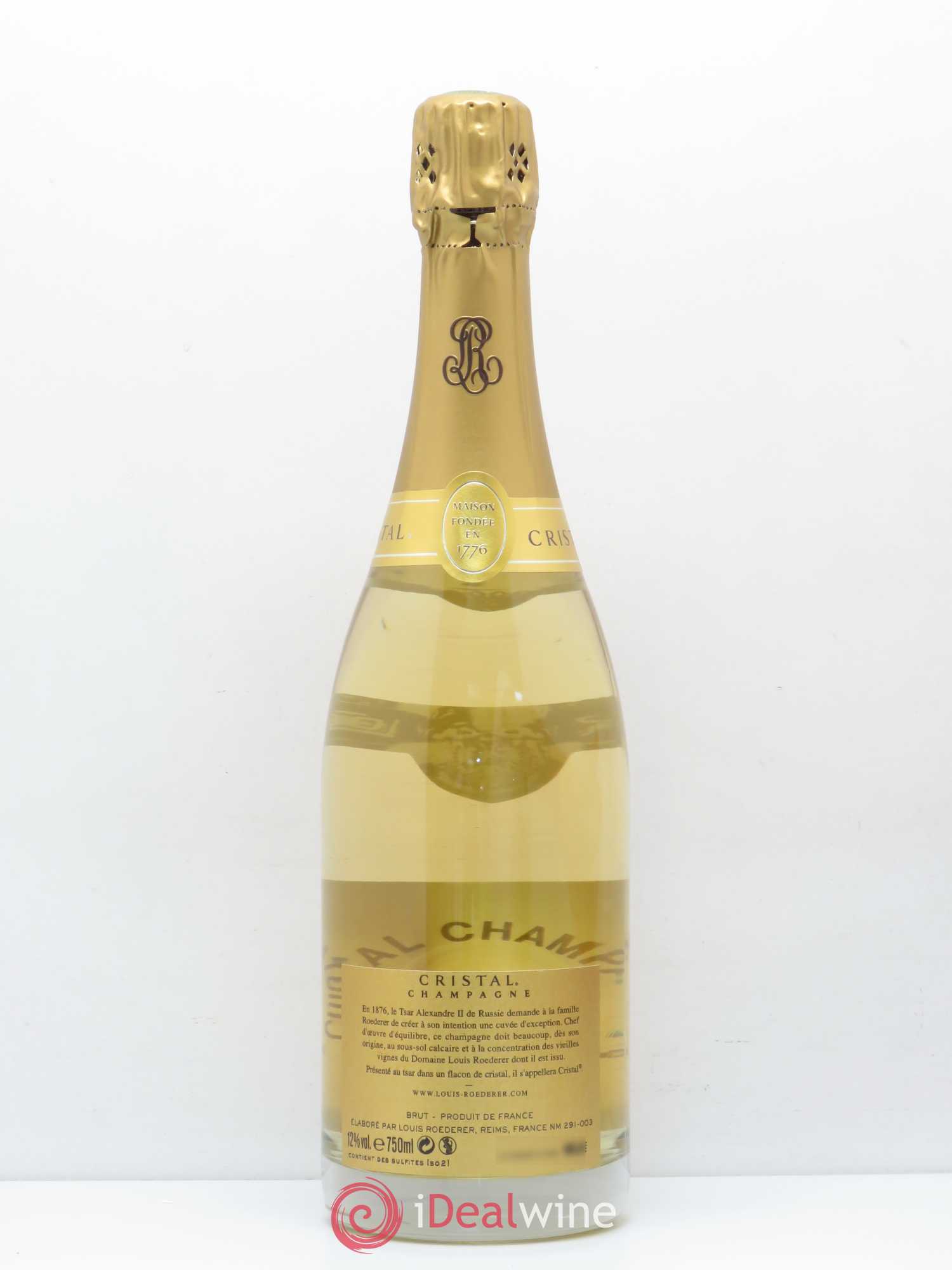 Cristal Louis Roederer 2008 - Lot de 1 bouteille - 1