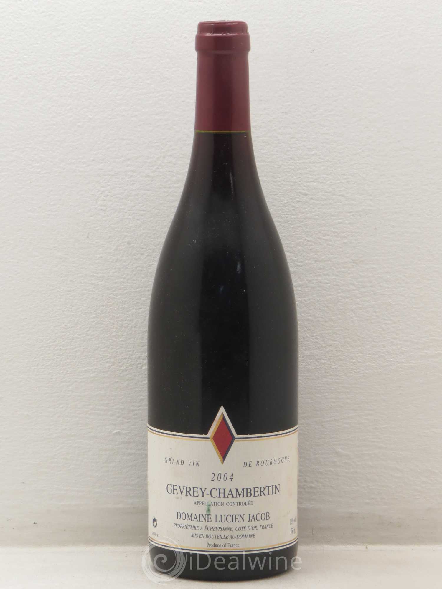 Gevrey-Chambertin Domaine Lucien Jacob (sans prix de réserve) 2004 - Posten von 1 Flasche - 0