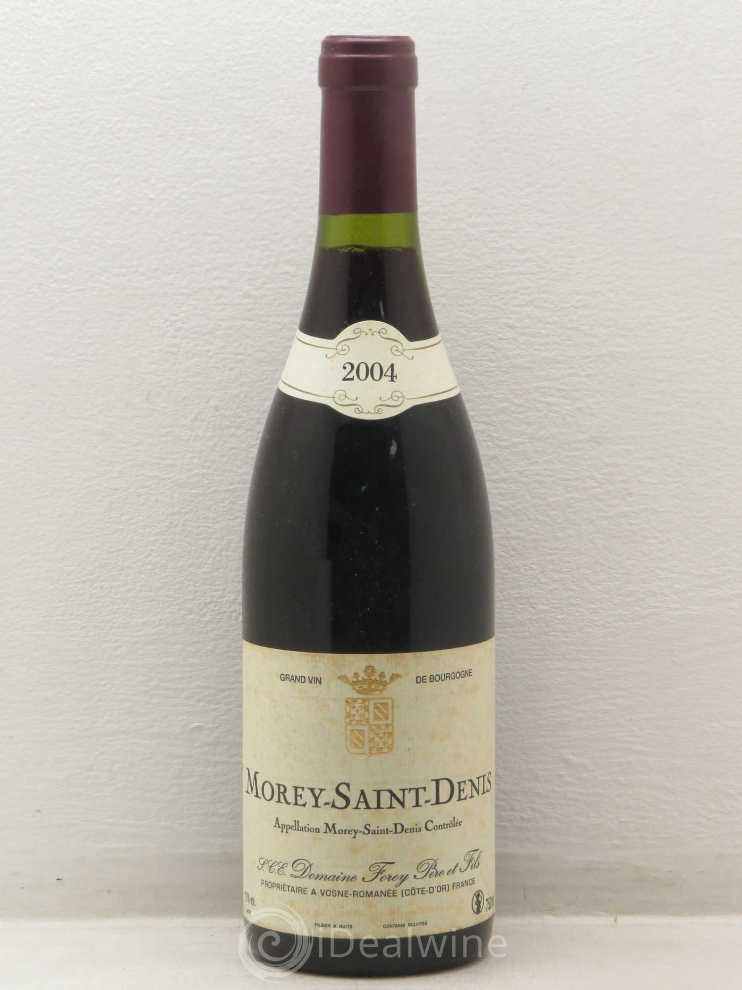 Morey-Saint-Denis Domaine Forey (sans prix de réserve) 2004 - Posten von 1 Flasche - 0