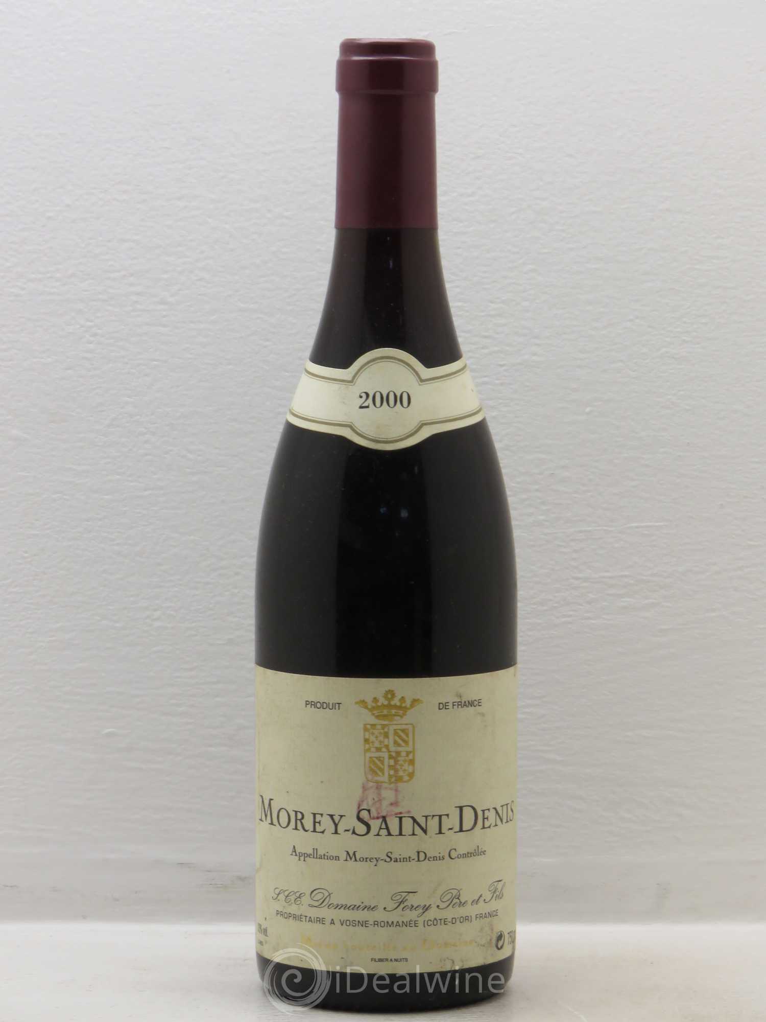 Morey-Saint-Denis Domaine Forey 2000 - Lot de 1 bouteille - 0