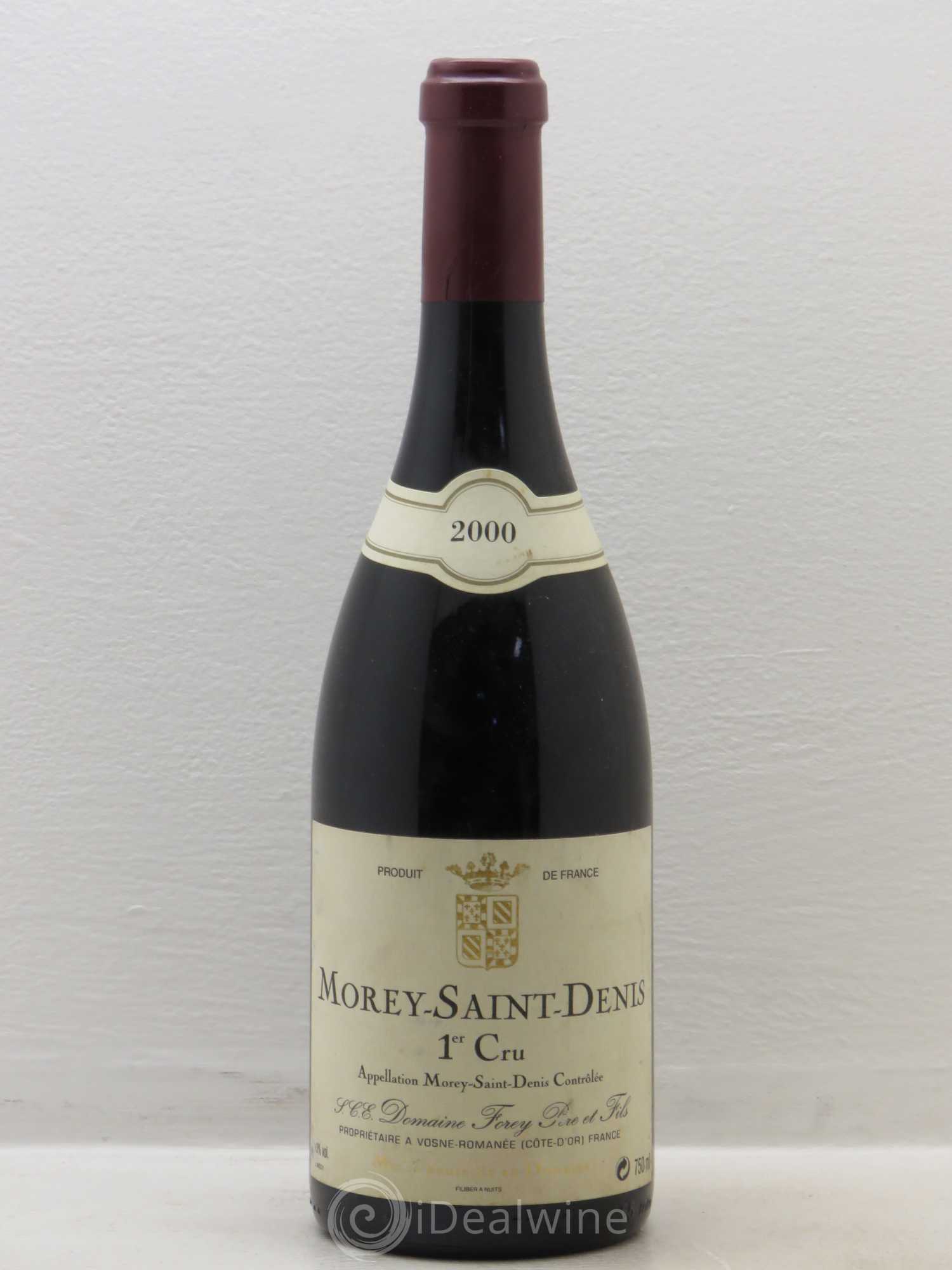 Morey-Saint-Denis 1er Cru Domaine Forey 2000 - Lot de 1 bouteille - 0