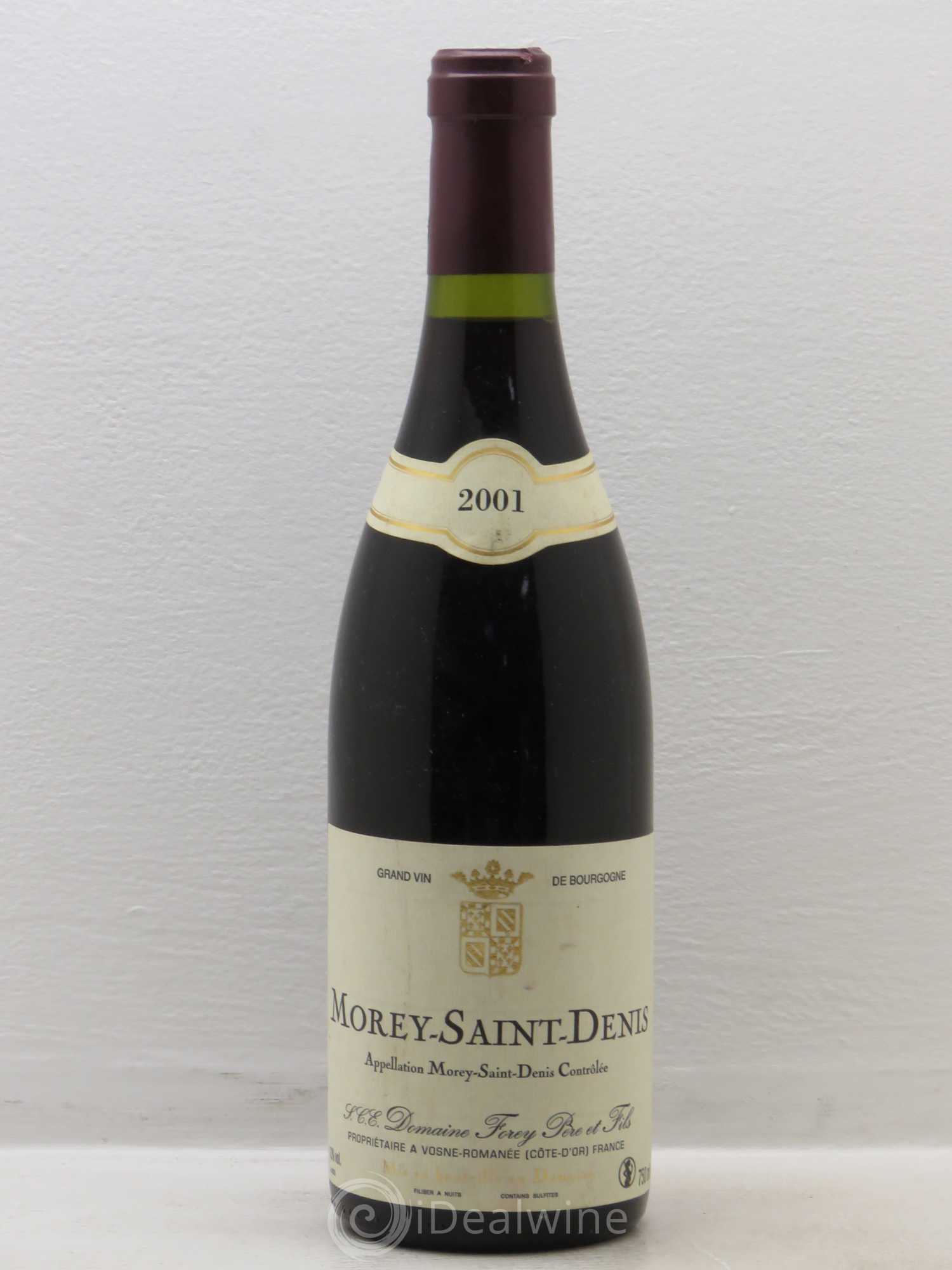 Morey-Saint-Denis Domaine Forey 2001 - Lot de 1 bouteille - 0